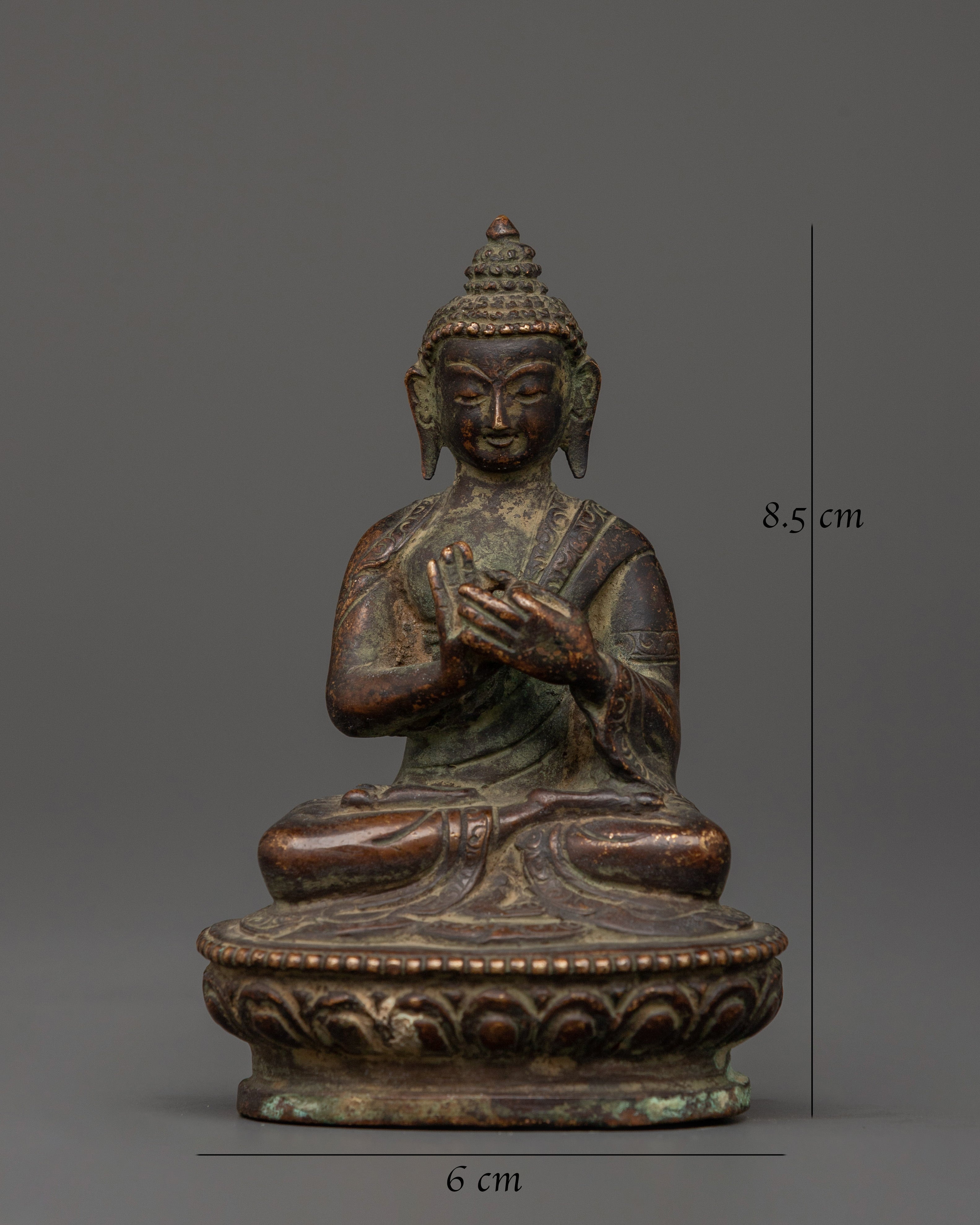 Enlightenment Vairocana Buddha Statue | Copper Buddhist Sculpture