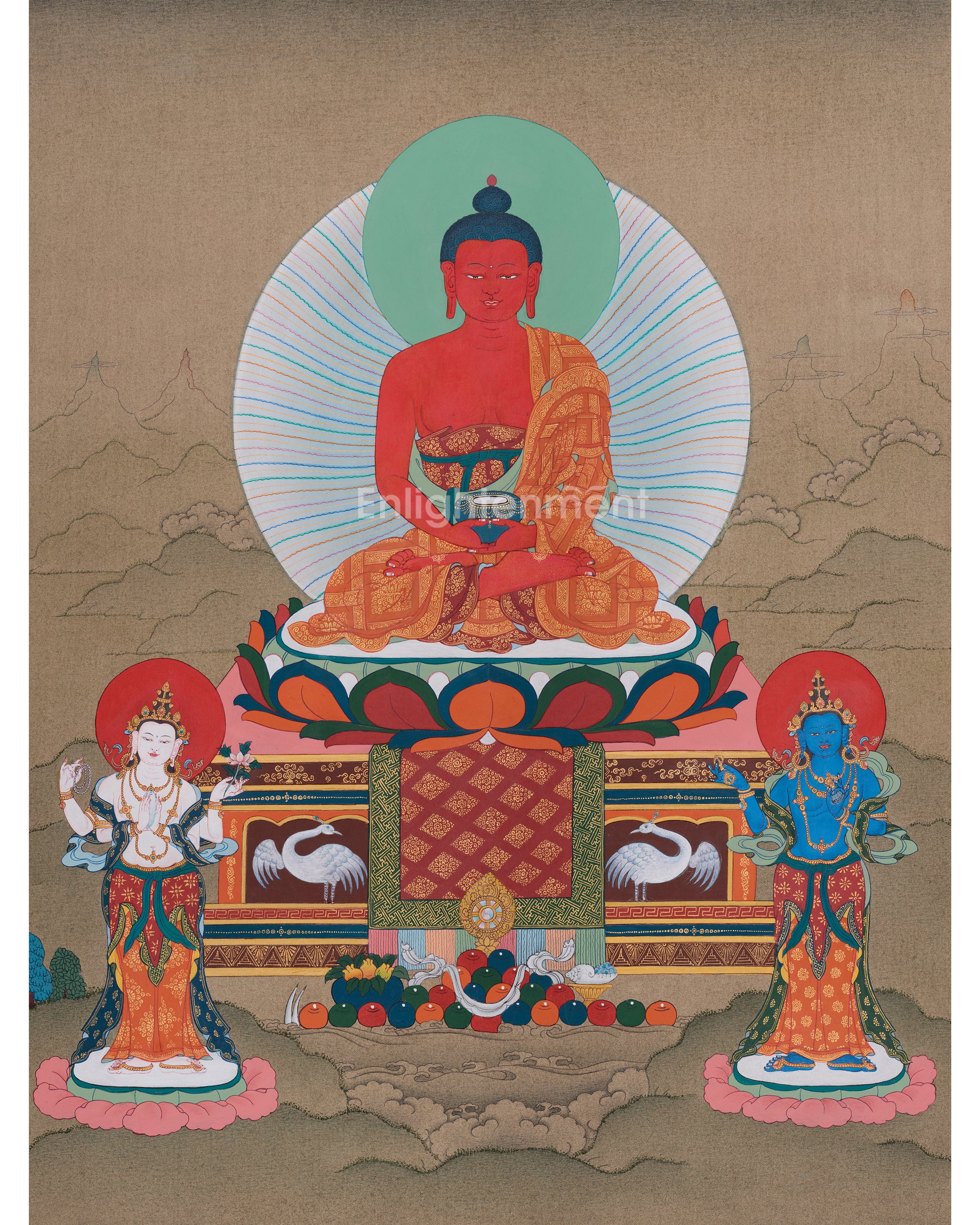 amitabha-buddha-with-chenrezig-and-vajrapani