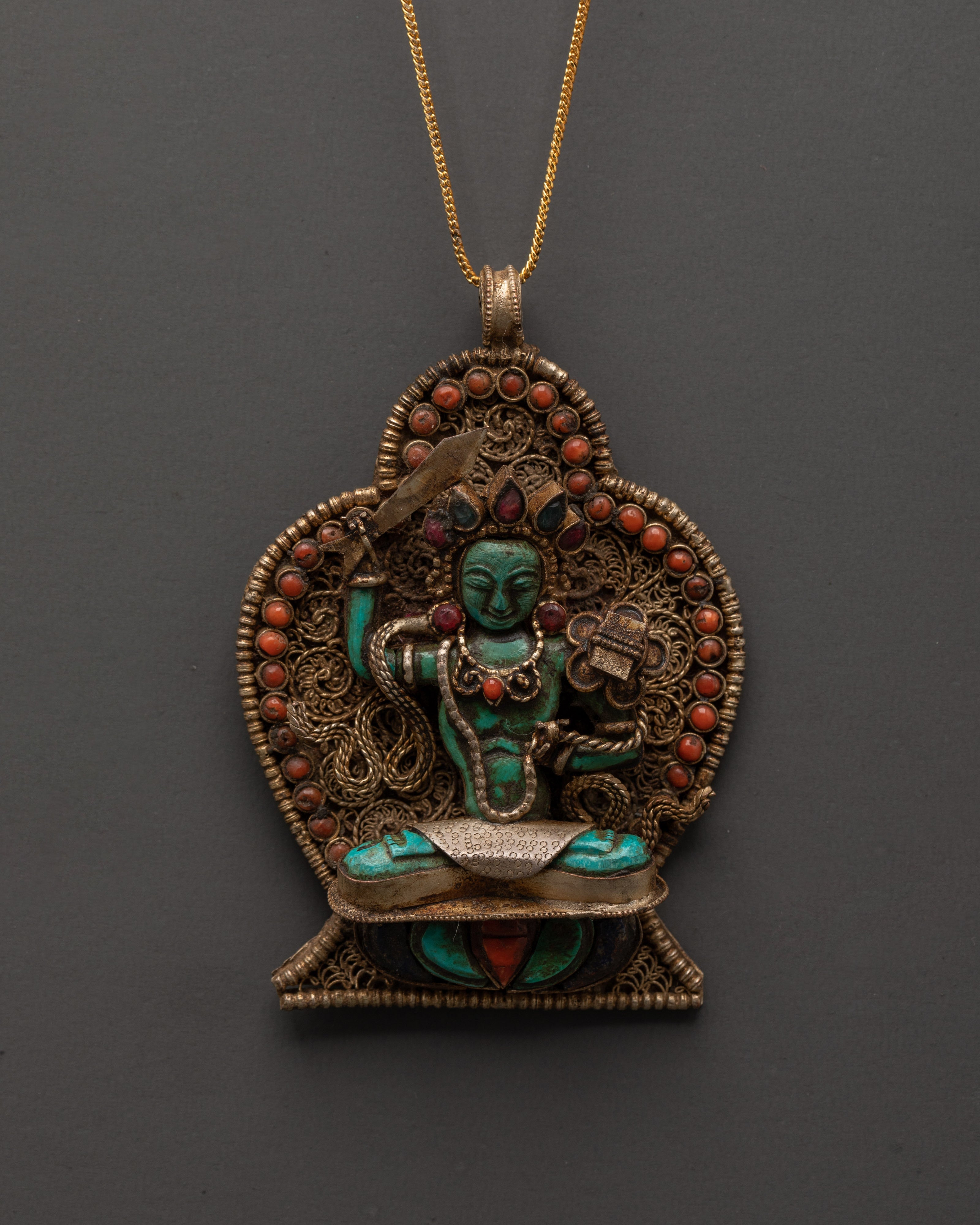Tibetan Manjushri Pendant