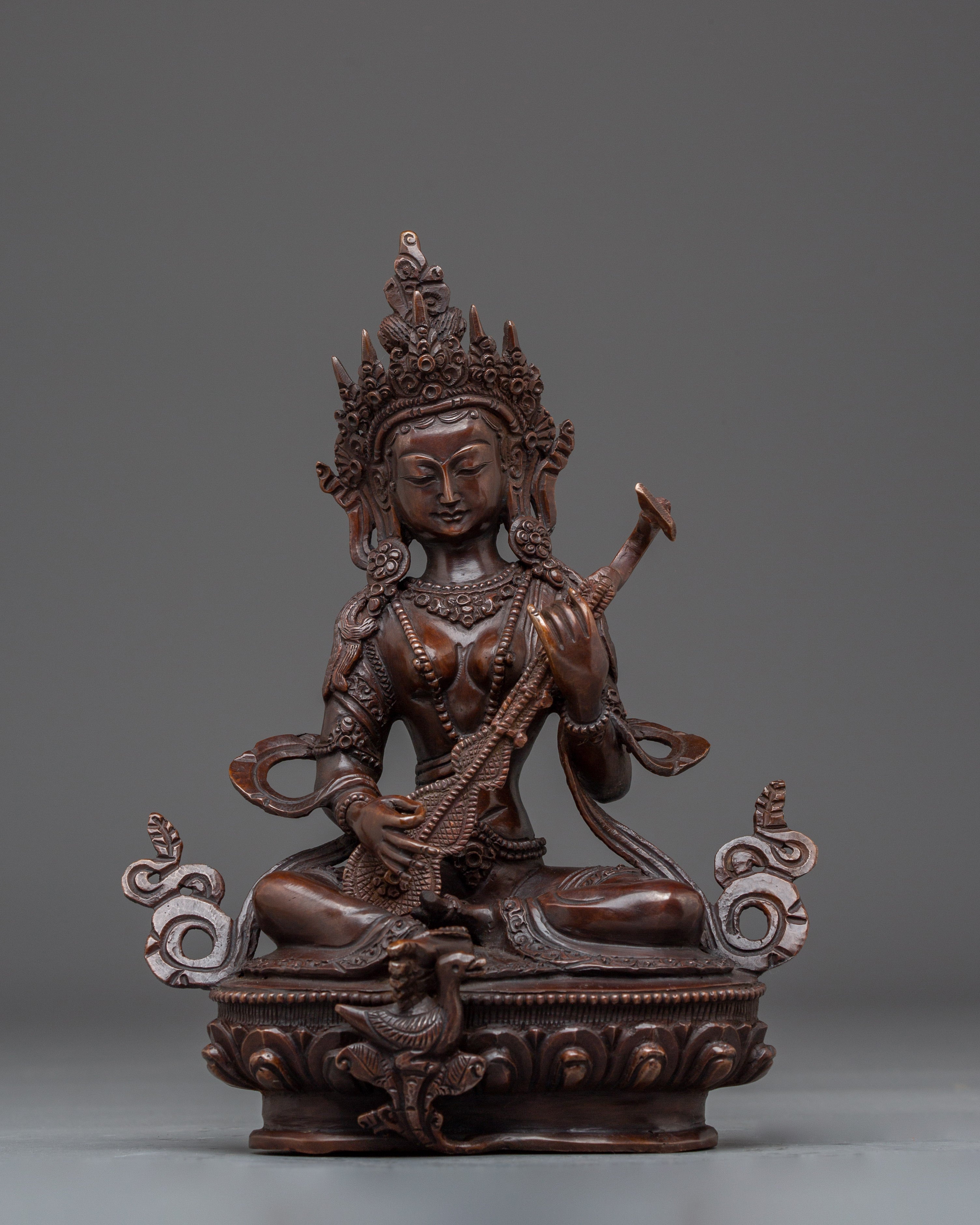 Wisdom Goddess Saraswati Spiritual Statue