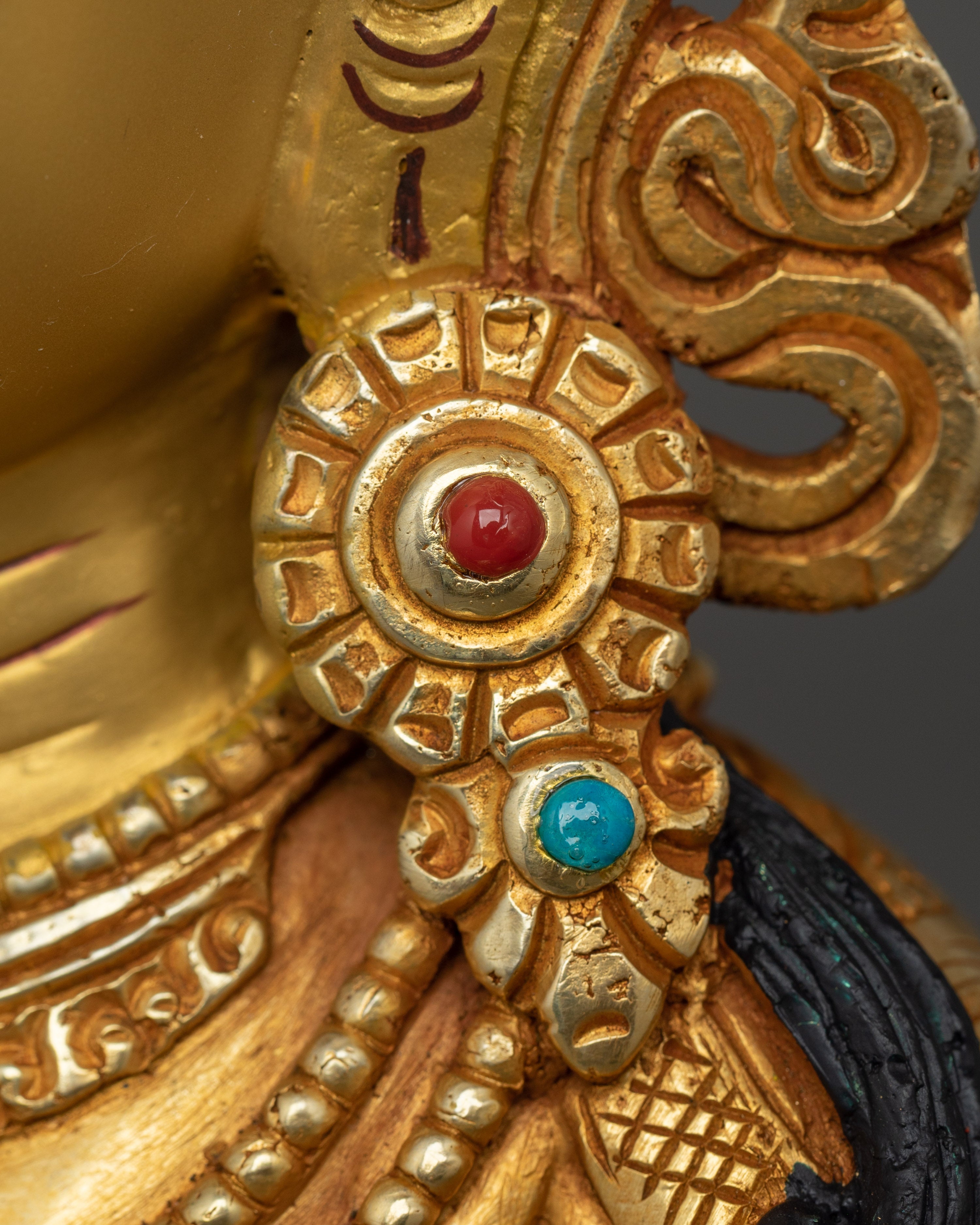 Amitayus Longevity Deity Statue | Tibetan Altar Decor for Vitality, Blessings & Meditation