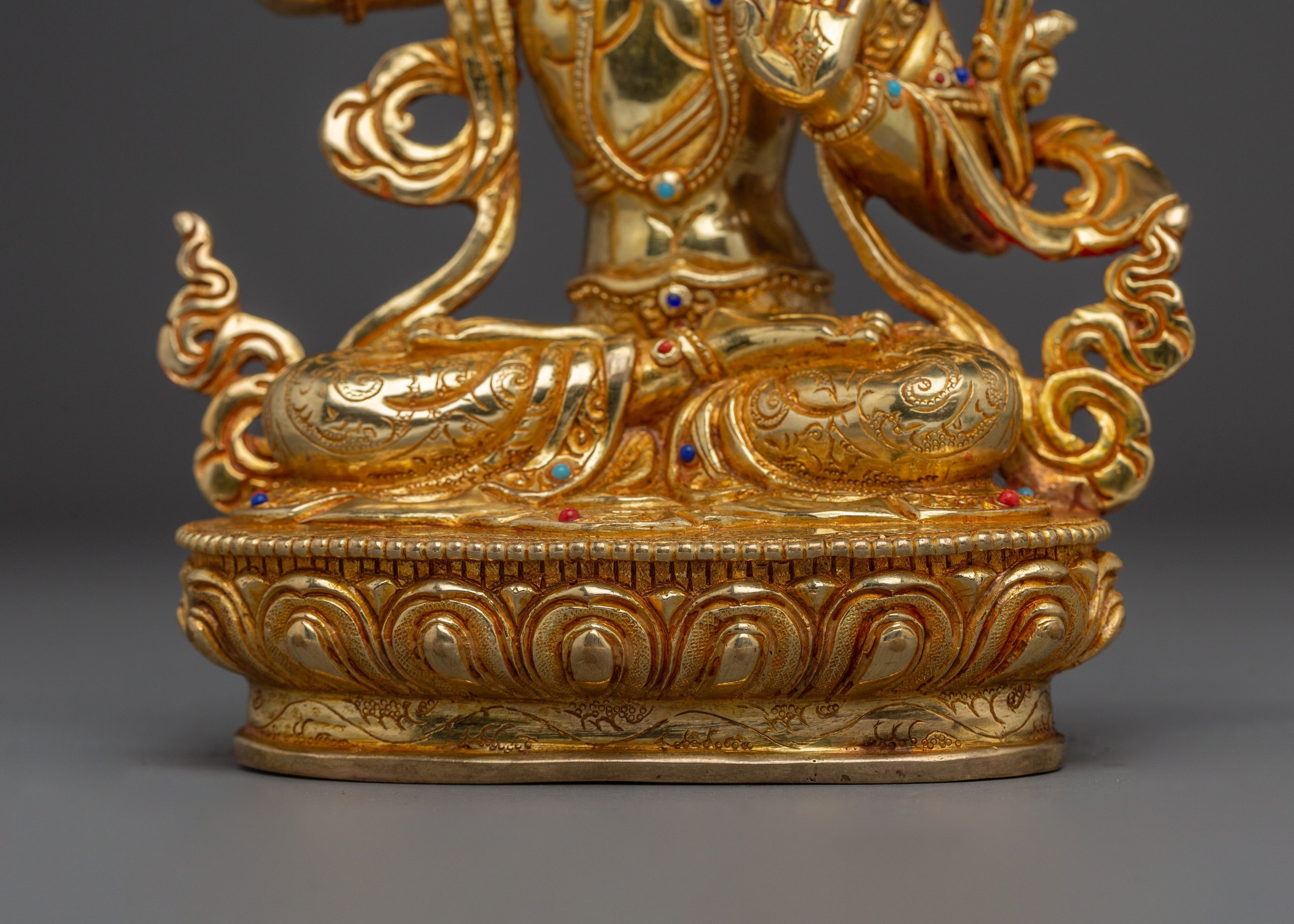 Flaming Sword Bodhisattva Manjushri | Embodiment of Wisdom
