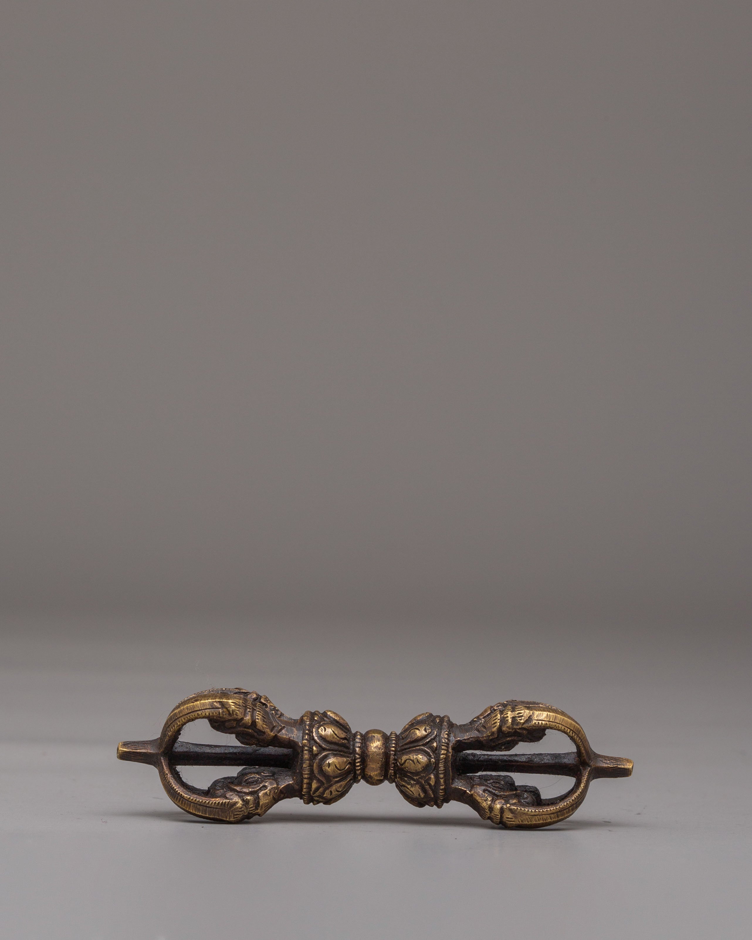 Handcrafted Buddhist Vajra and Bell Set | Tibetan Ritual Tools for Meditation and Altar Use