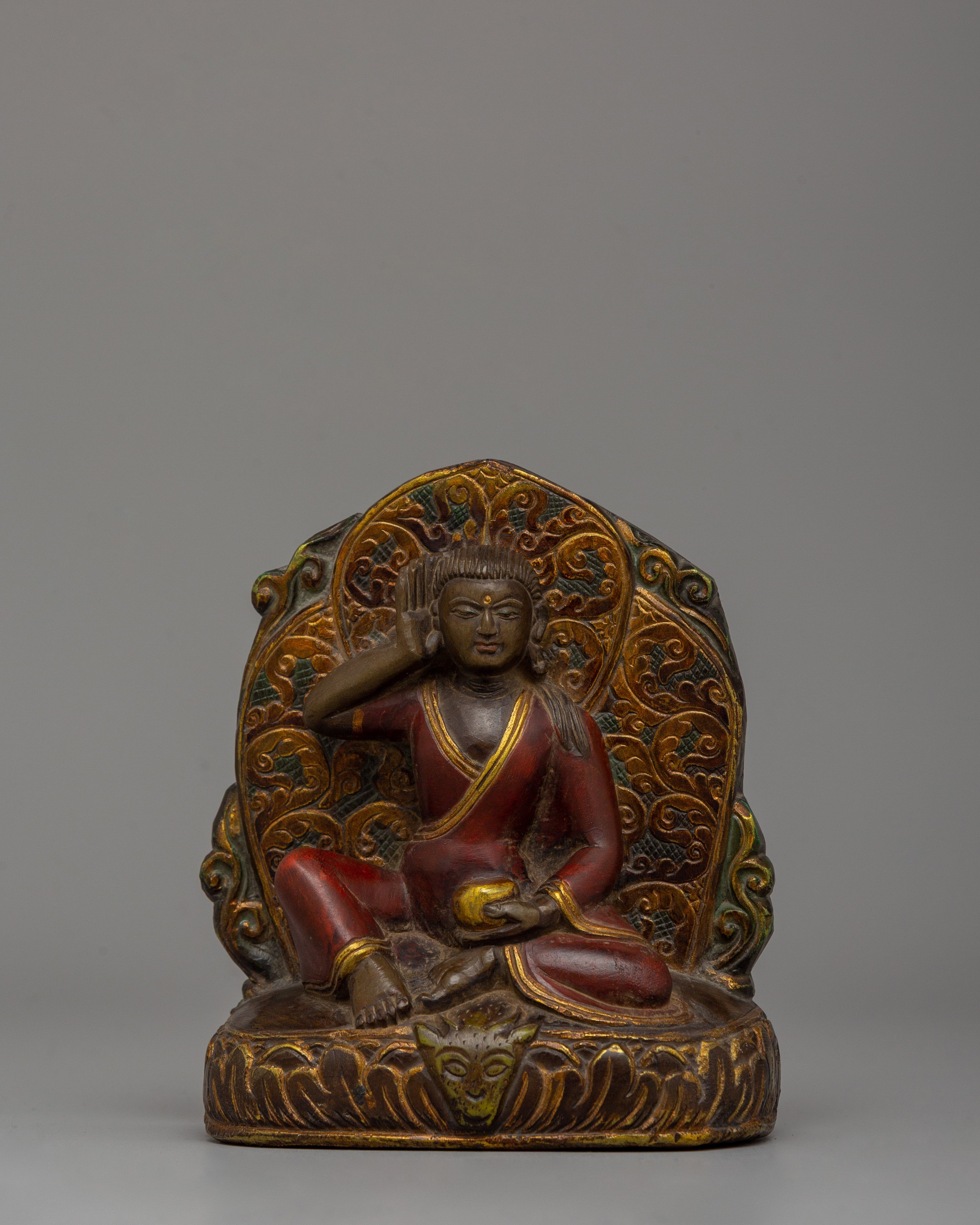 Tibetan Buddhist master Milarepa Statue