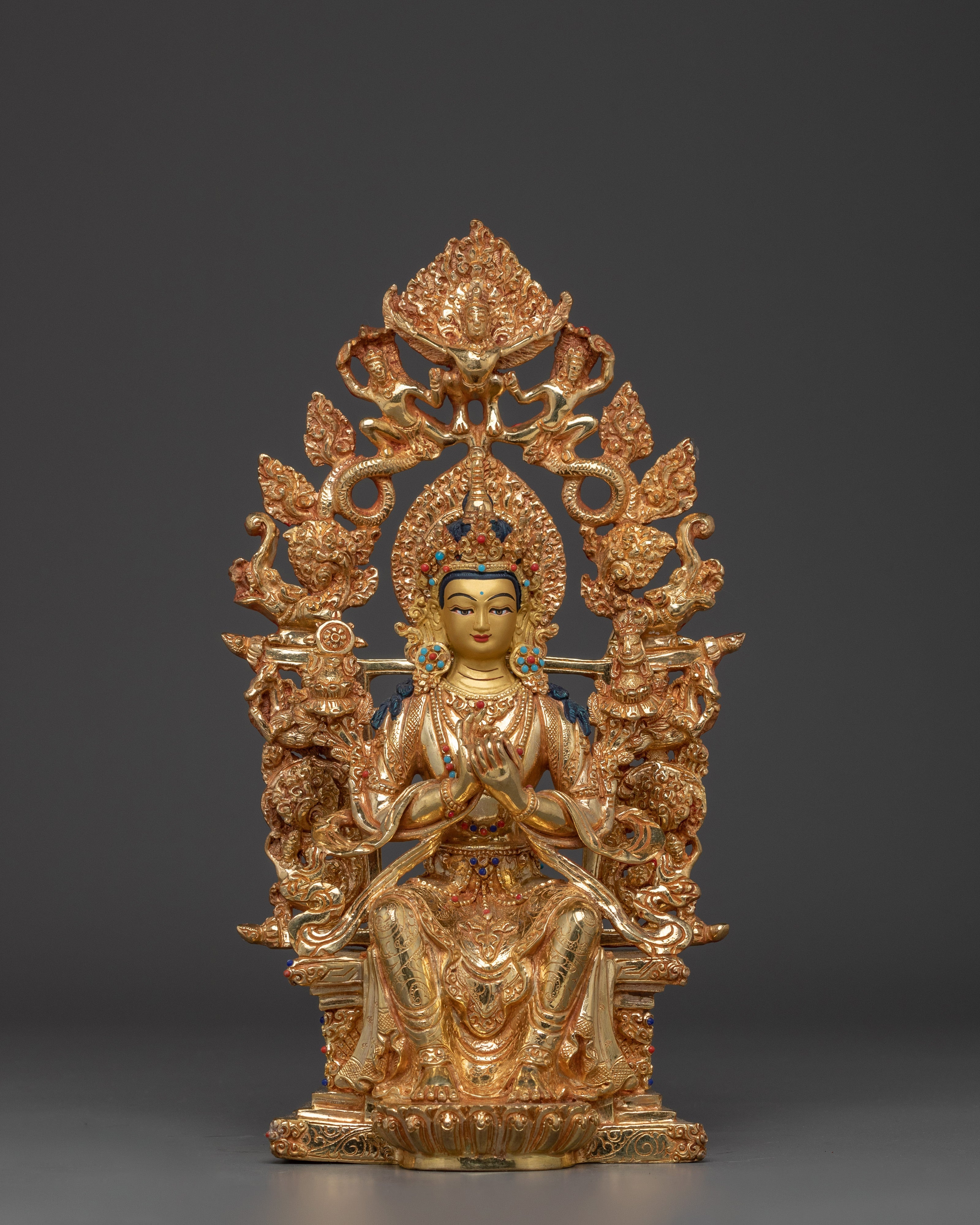 Maitreya Buddha Copper Statue