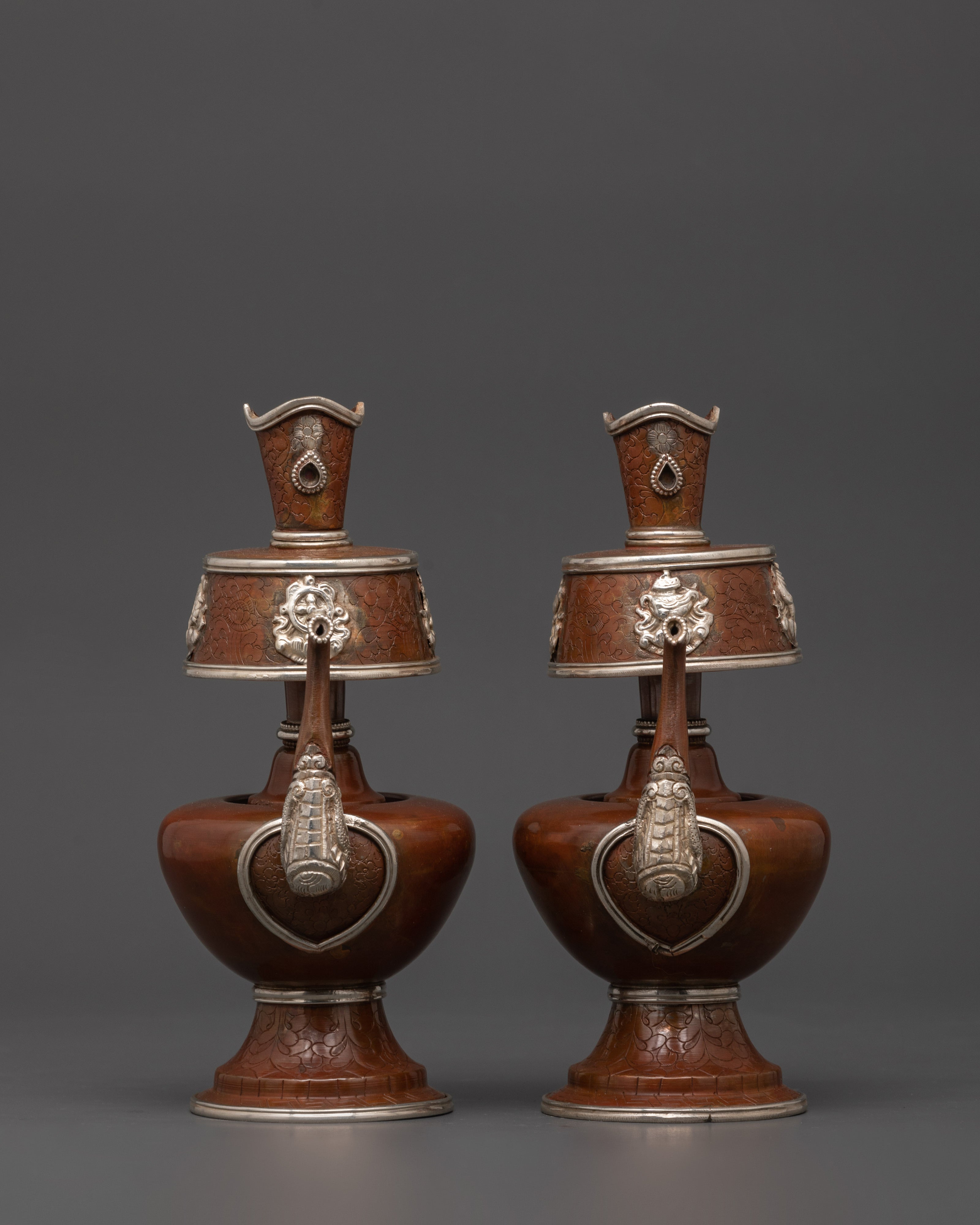 Tibetan Oxidized Copper Bhumba Set