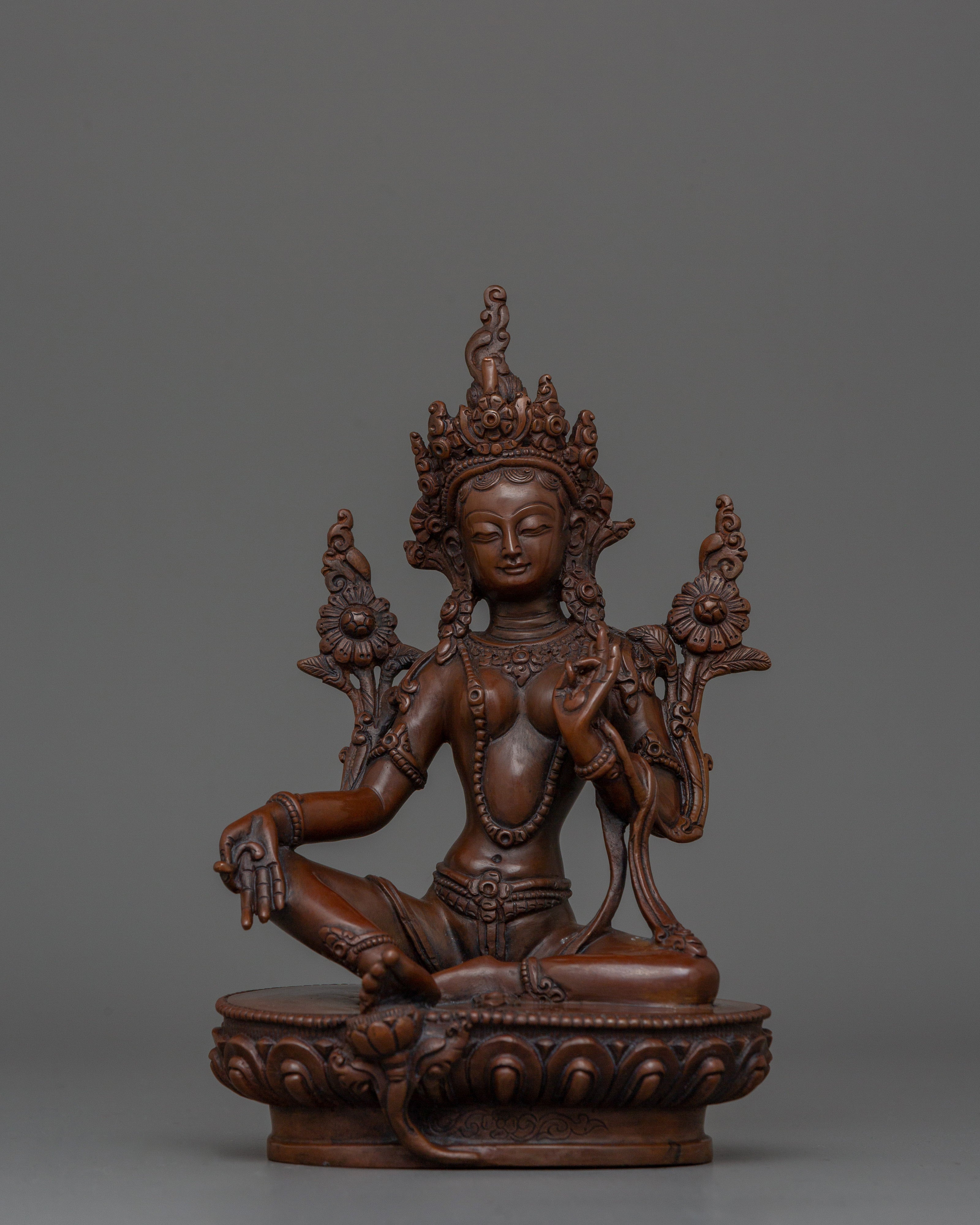 Green Tara in Varada Mudra | Divine Feminine Energy