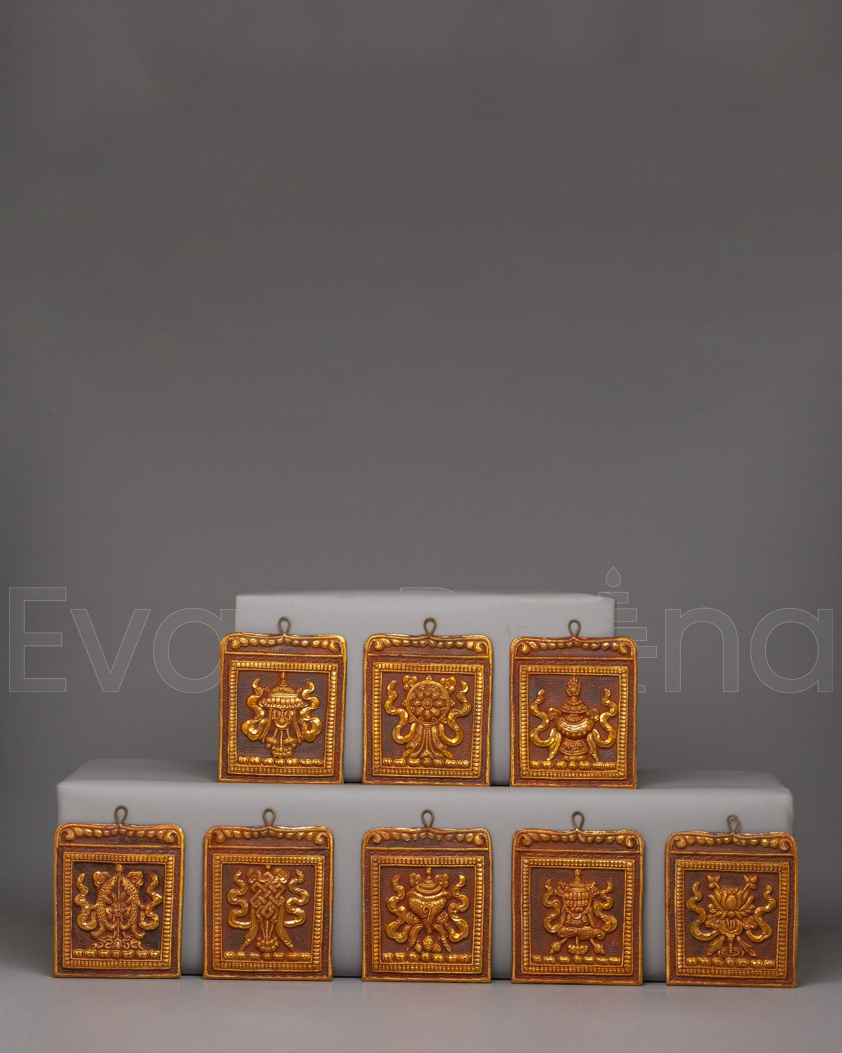 Eight Auspicious Symbols Locket