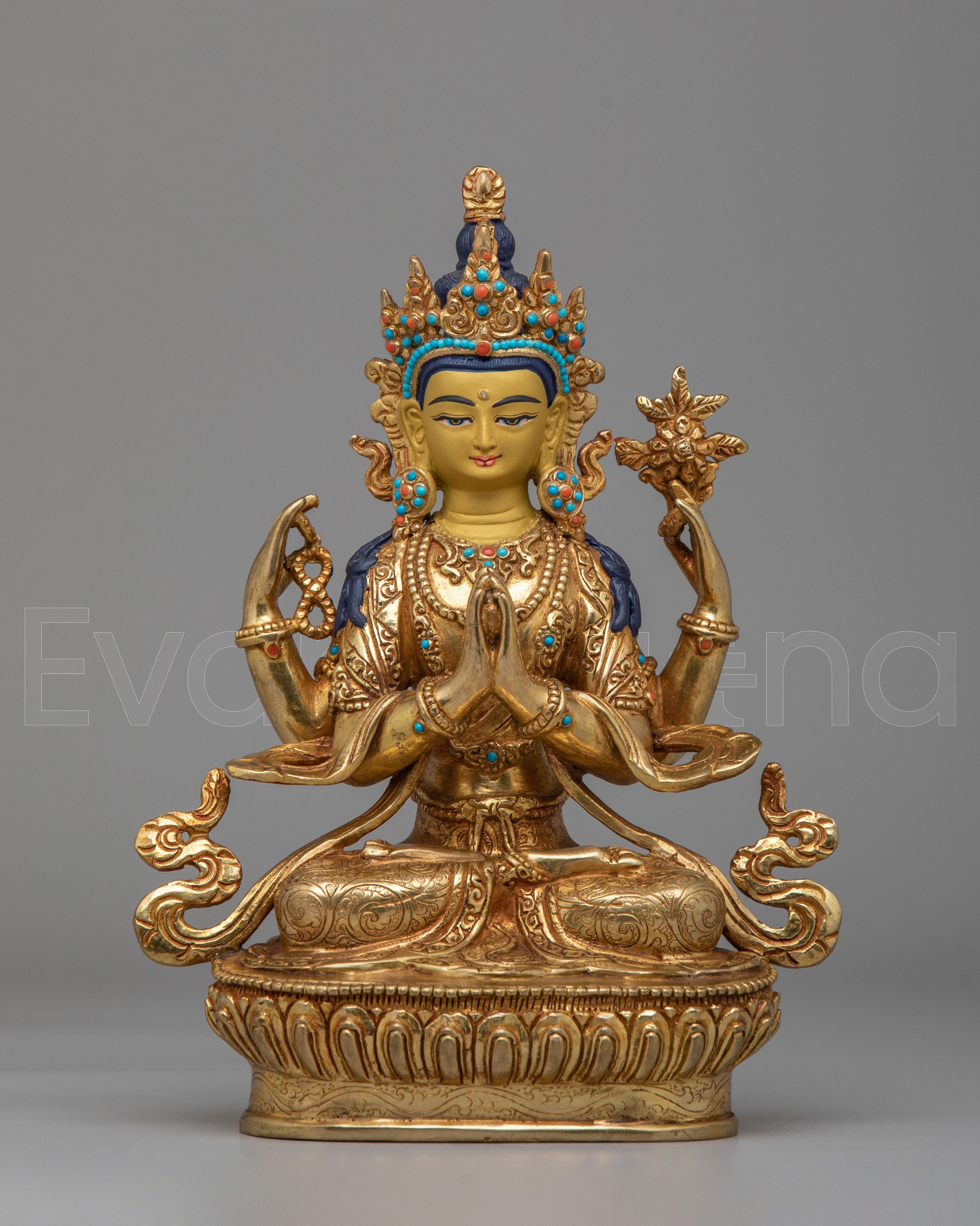 Handcrafted Chenrezig Statue