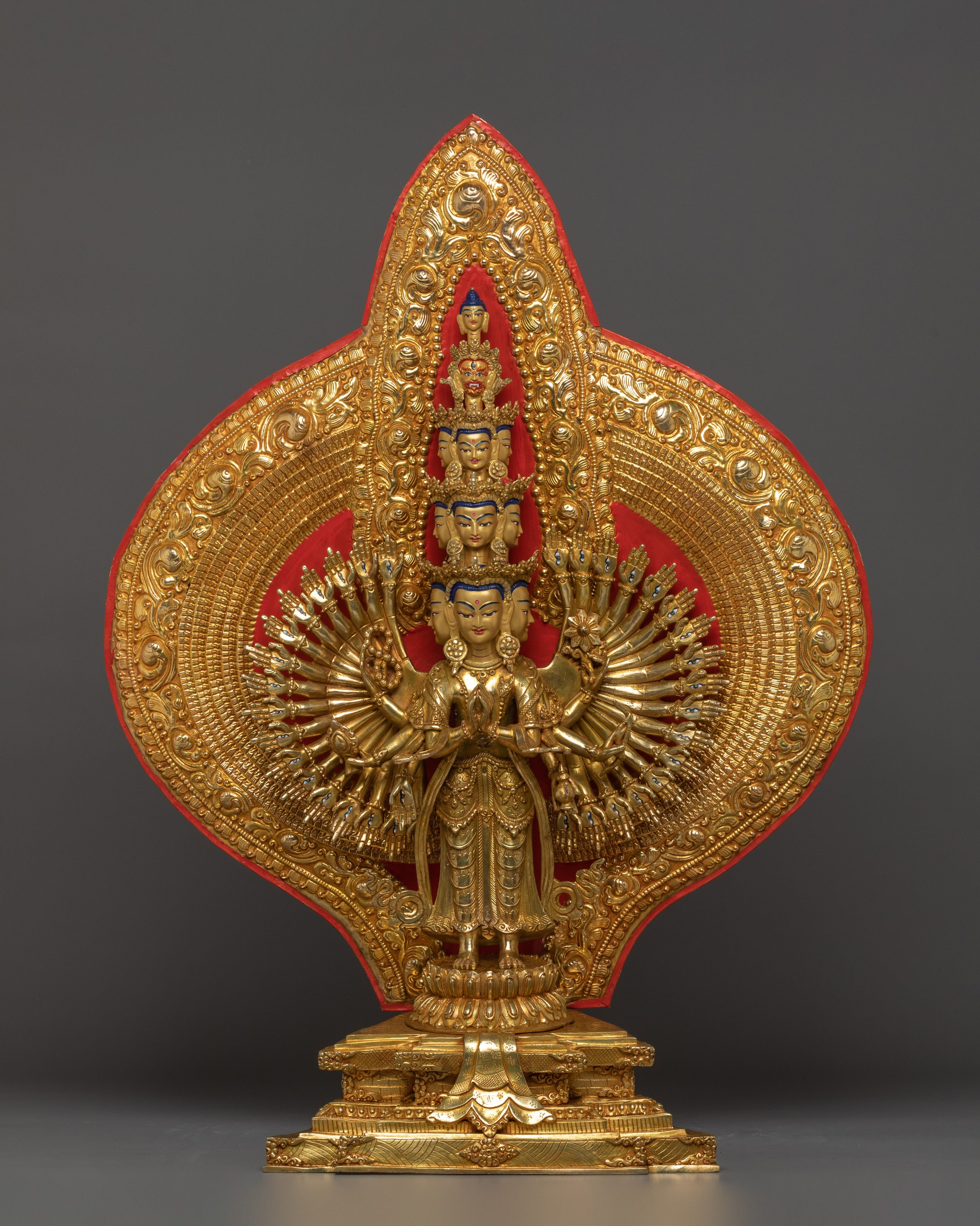 1000-armed-chenresig-handmade-statue