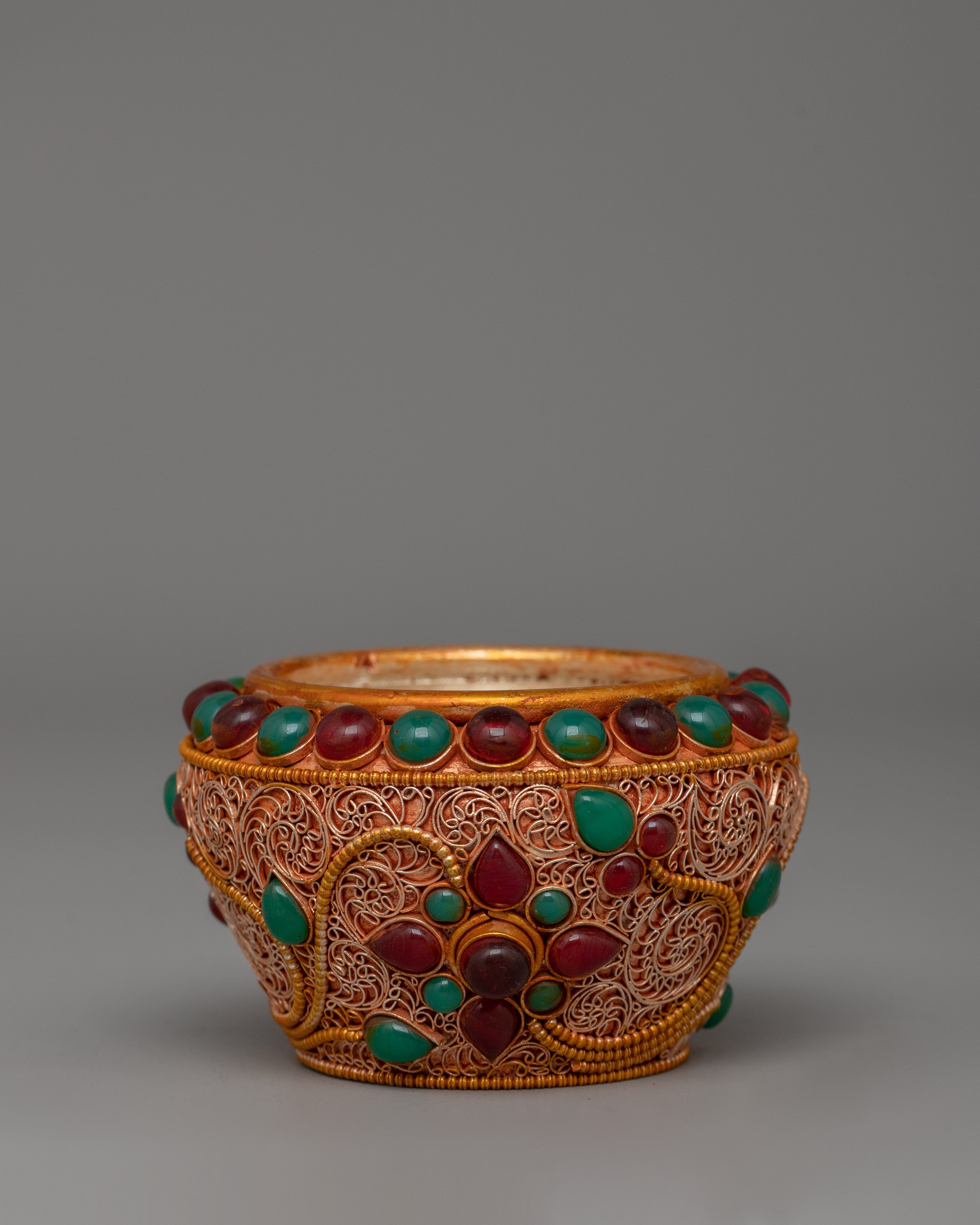 Handcrafted Copper Ritual Offering Bowl