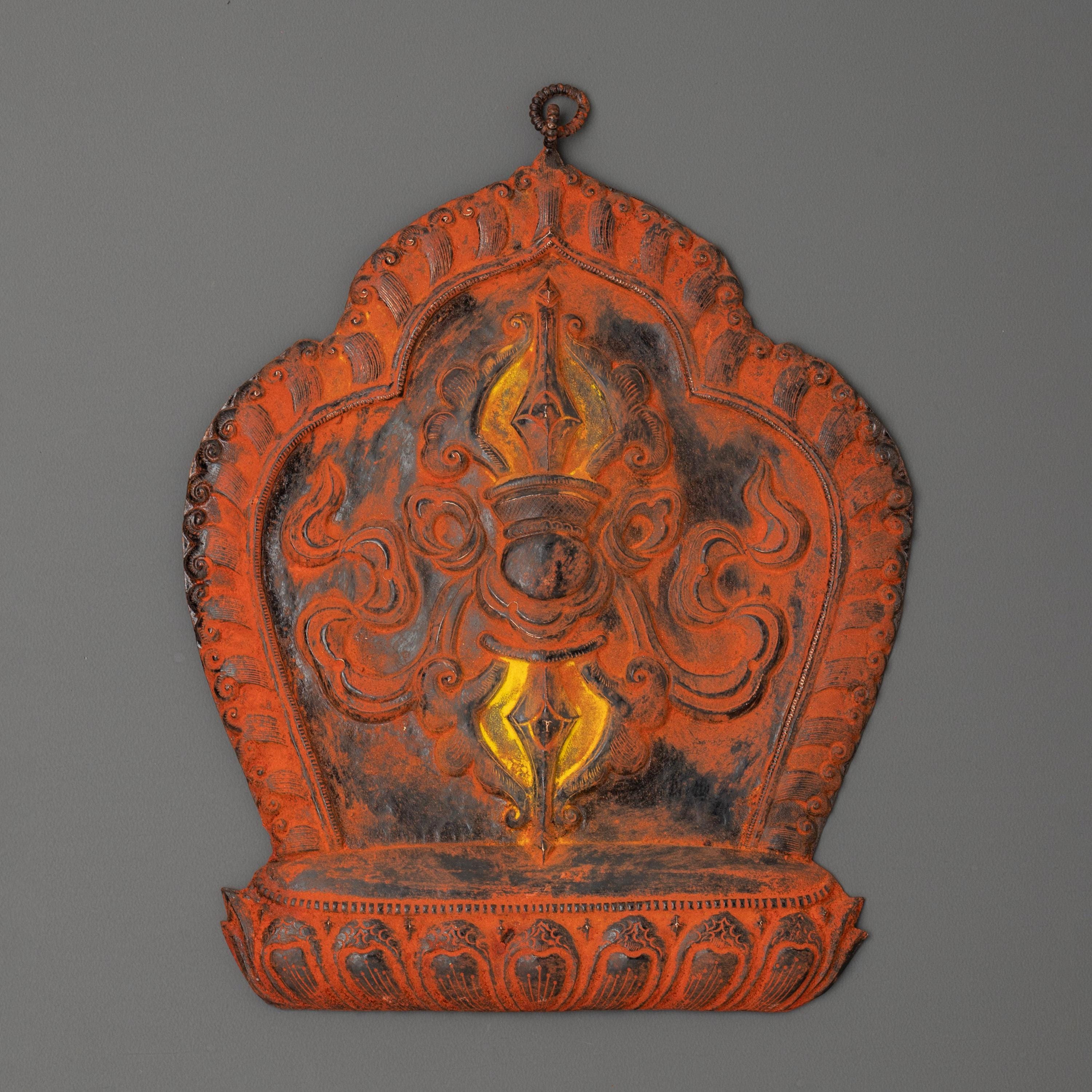 Wall Hanging with Vajra Carved Art