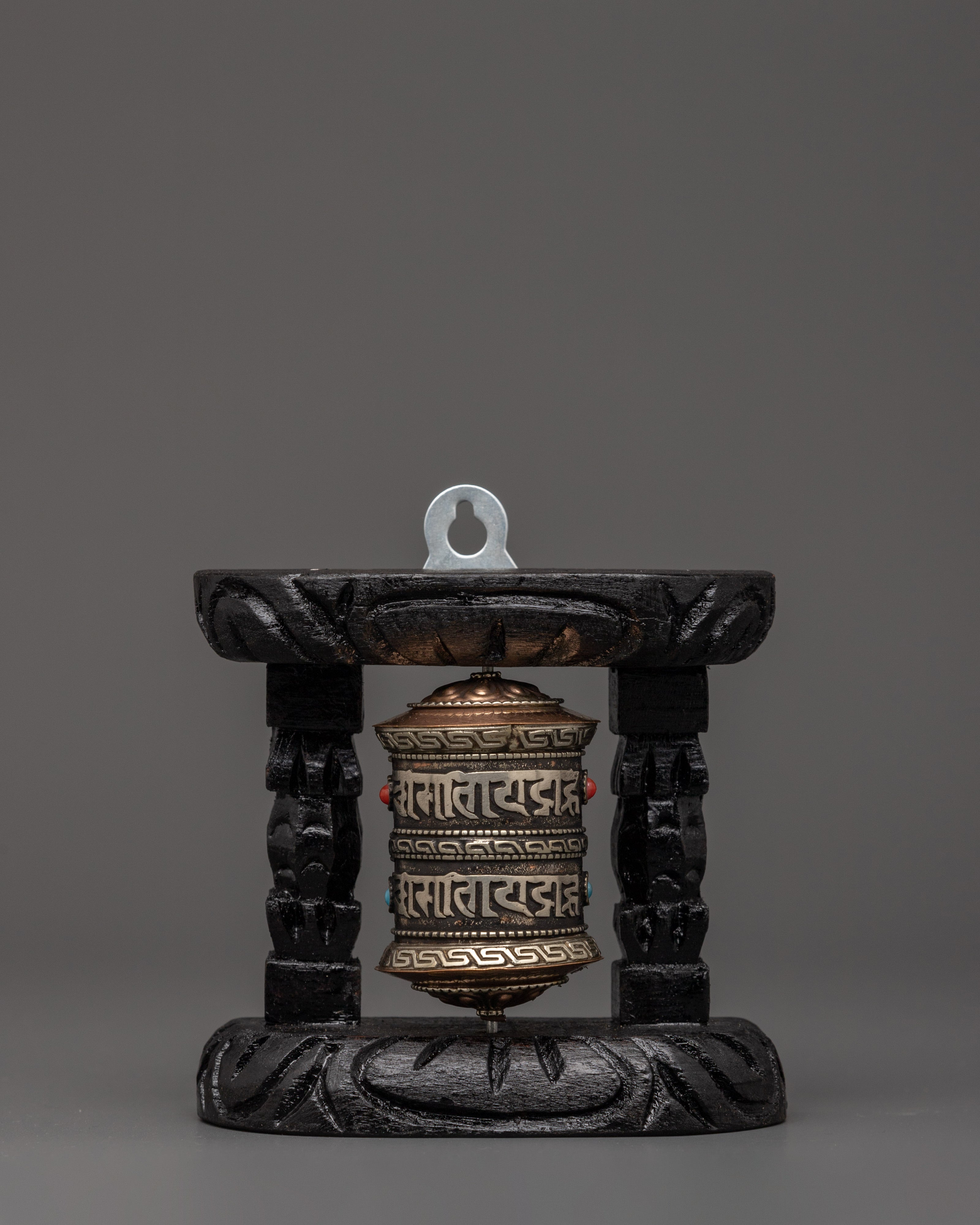Mini Brass & Copper Tibetan Prayer Wheel