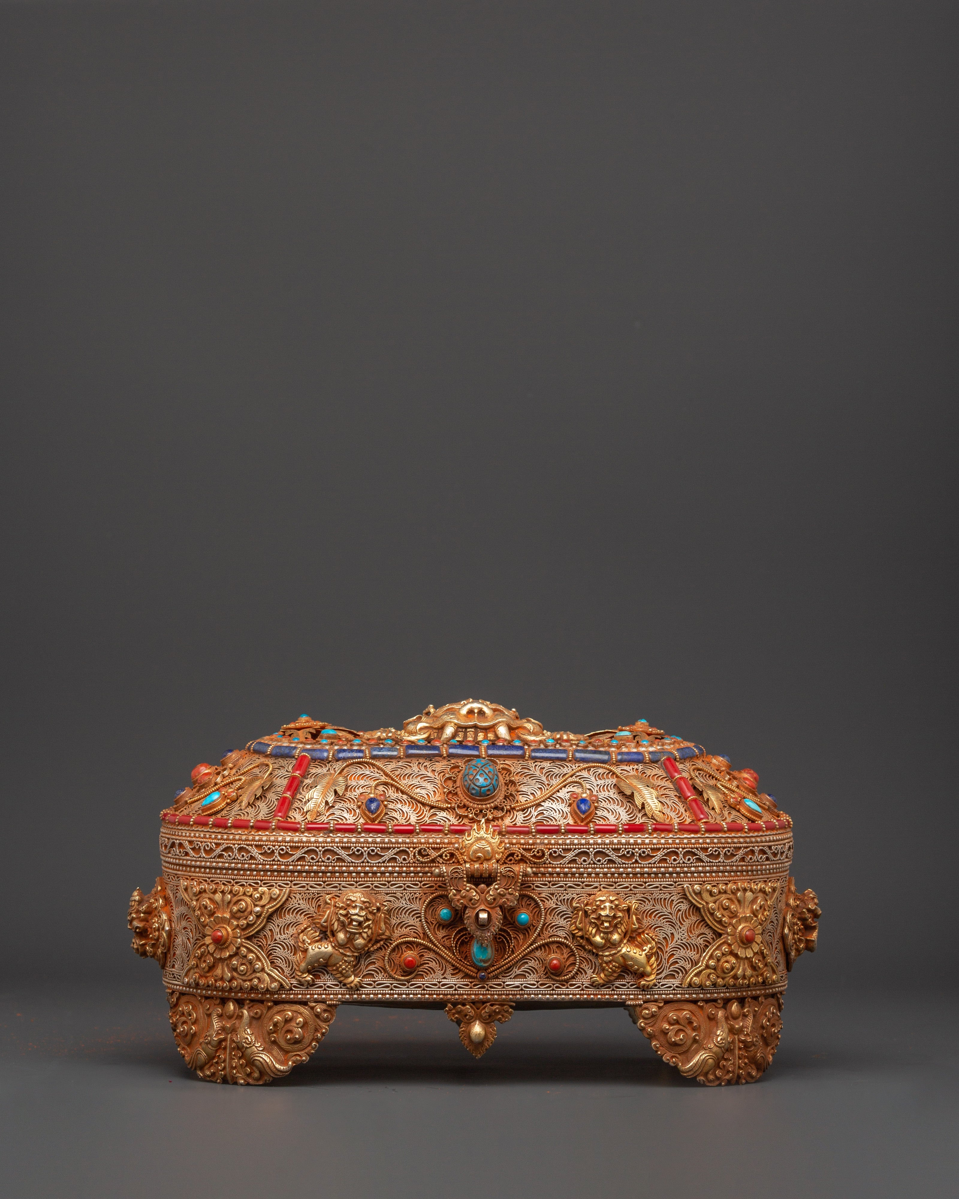 gold-plated-copper-tibetan-treasure-box