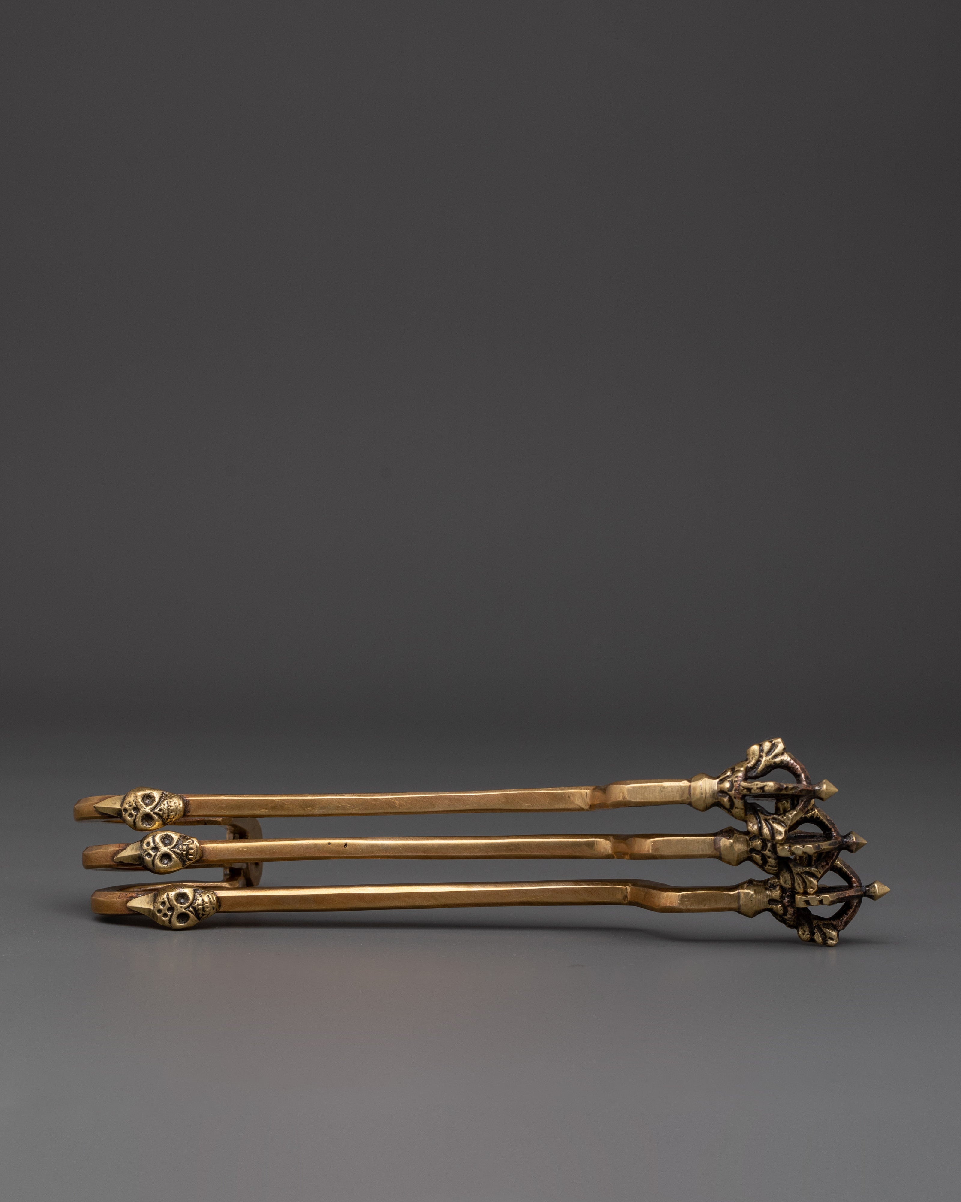 Copper Kapala Stand | Handcrafted Tibetan Ritual Stand