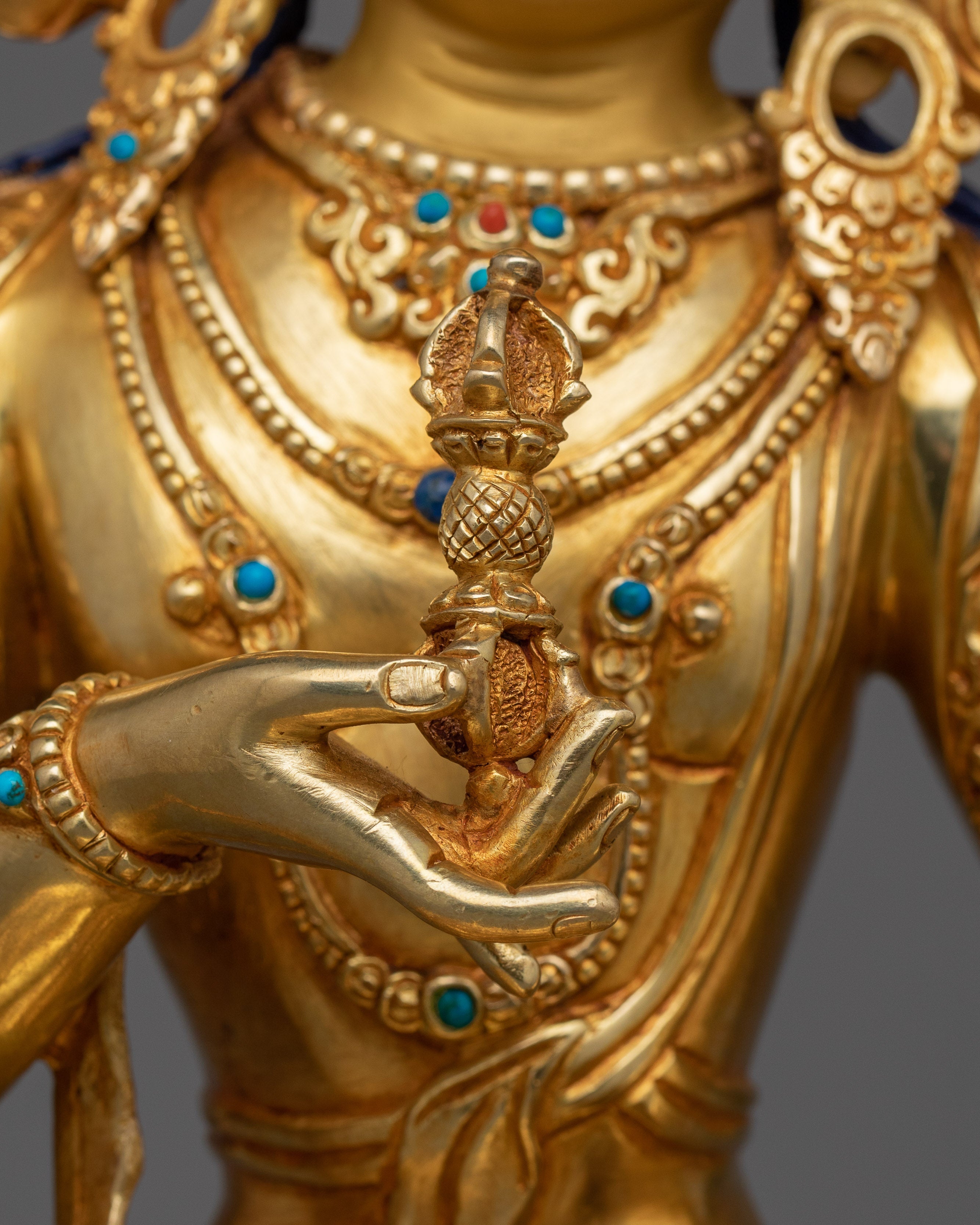 Handmade Himalayan Statue of Vajrasattva | Dorje Sempa Vajrasattva Sculpture
