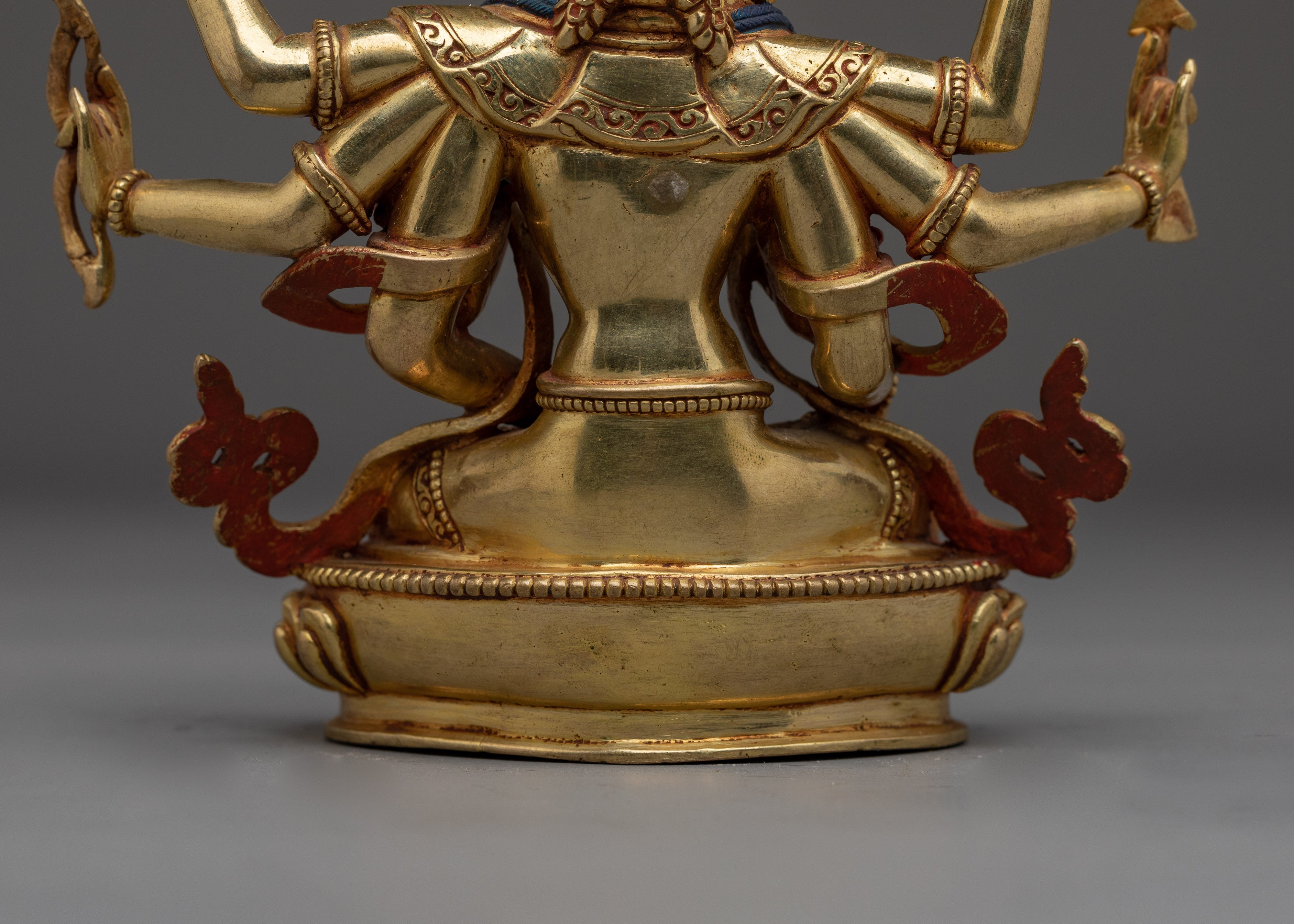 Tibetan Buddhist Deity Namgyalma Copper Statue | Spiritual Protector Sculpture