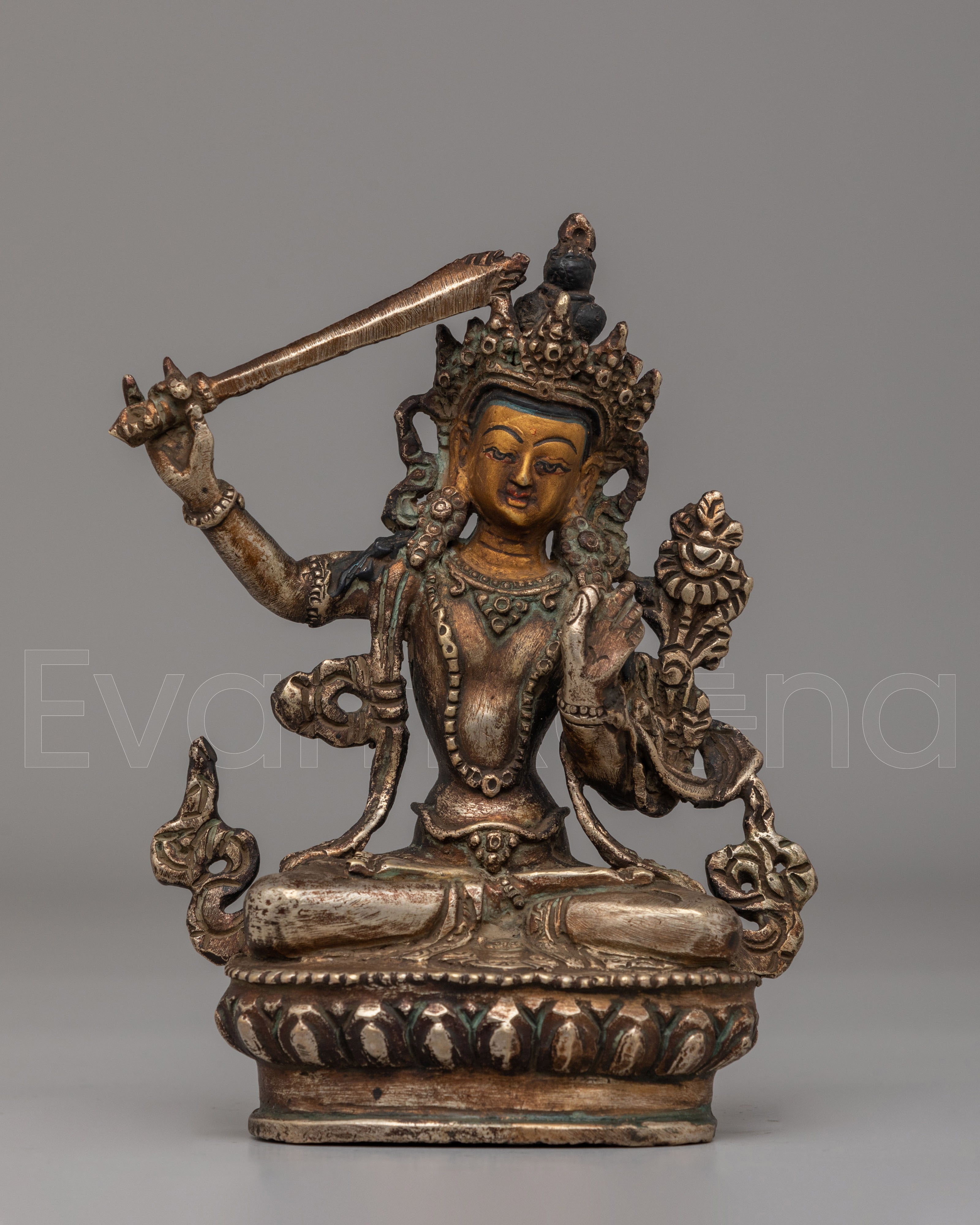 Himalayan Manjushri Statue for Shrine