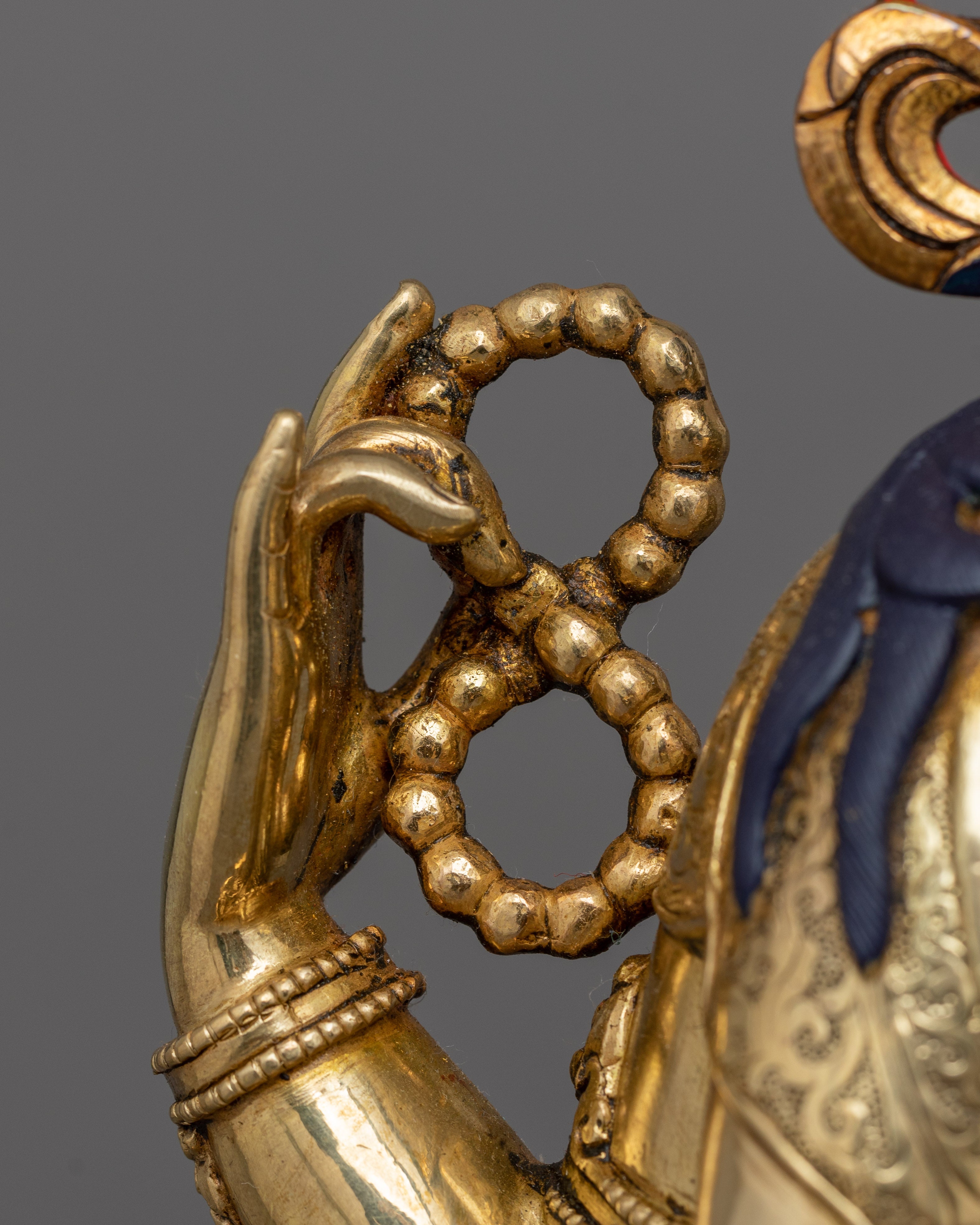 Meditating Four-Armed Chenrezig Statue | Tibetan Buddha of Compassion and Healing