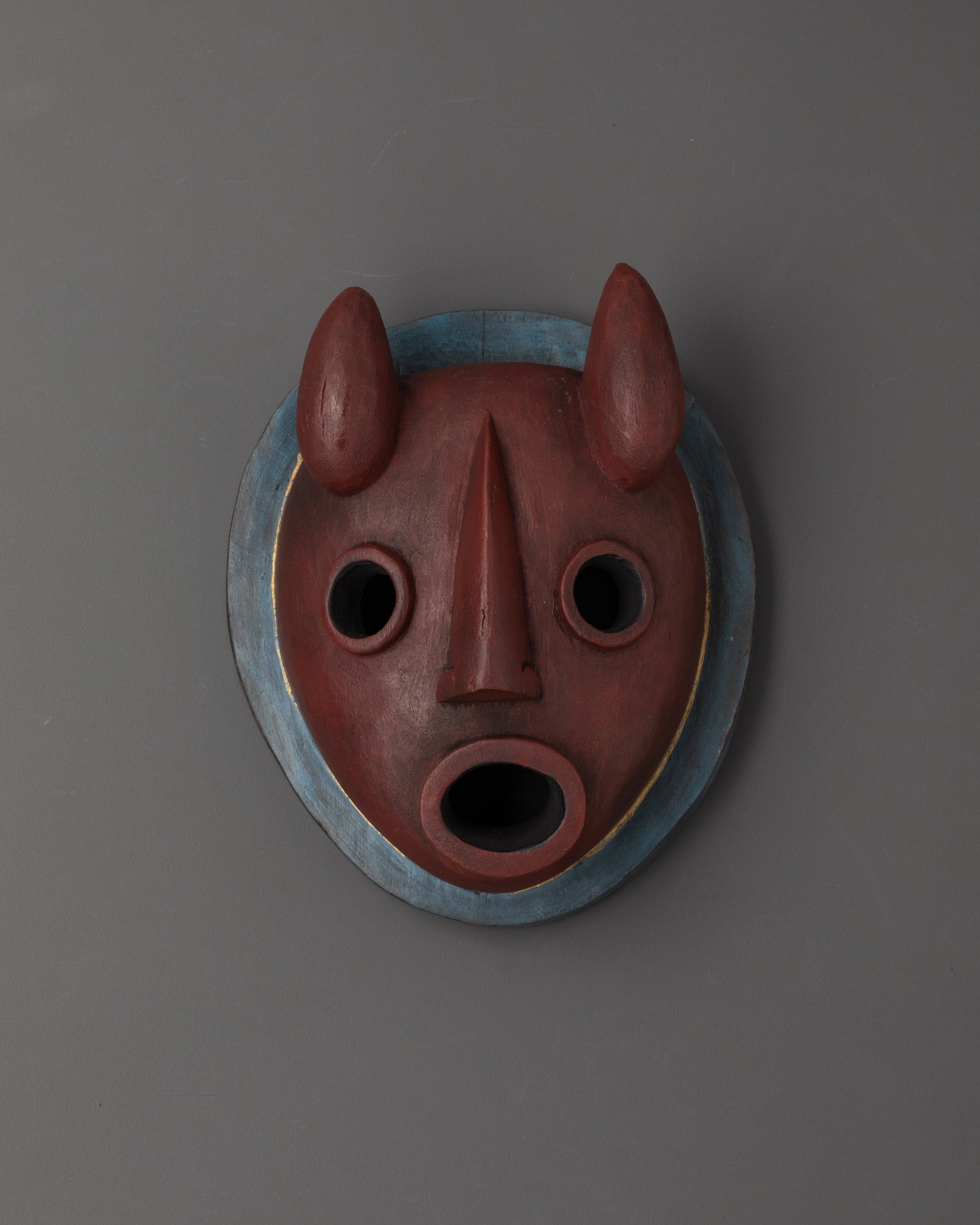 Tibetan Demon Wall Mask