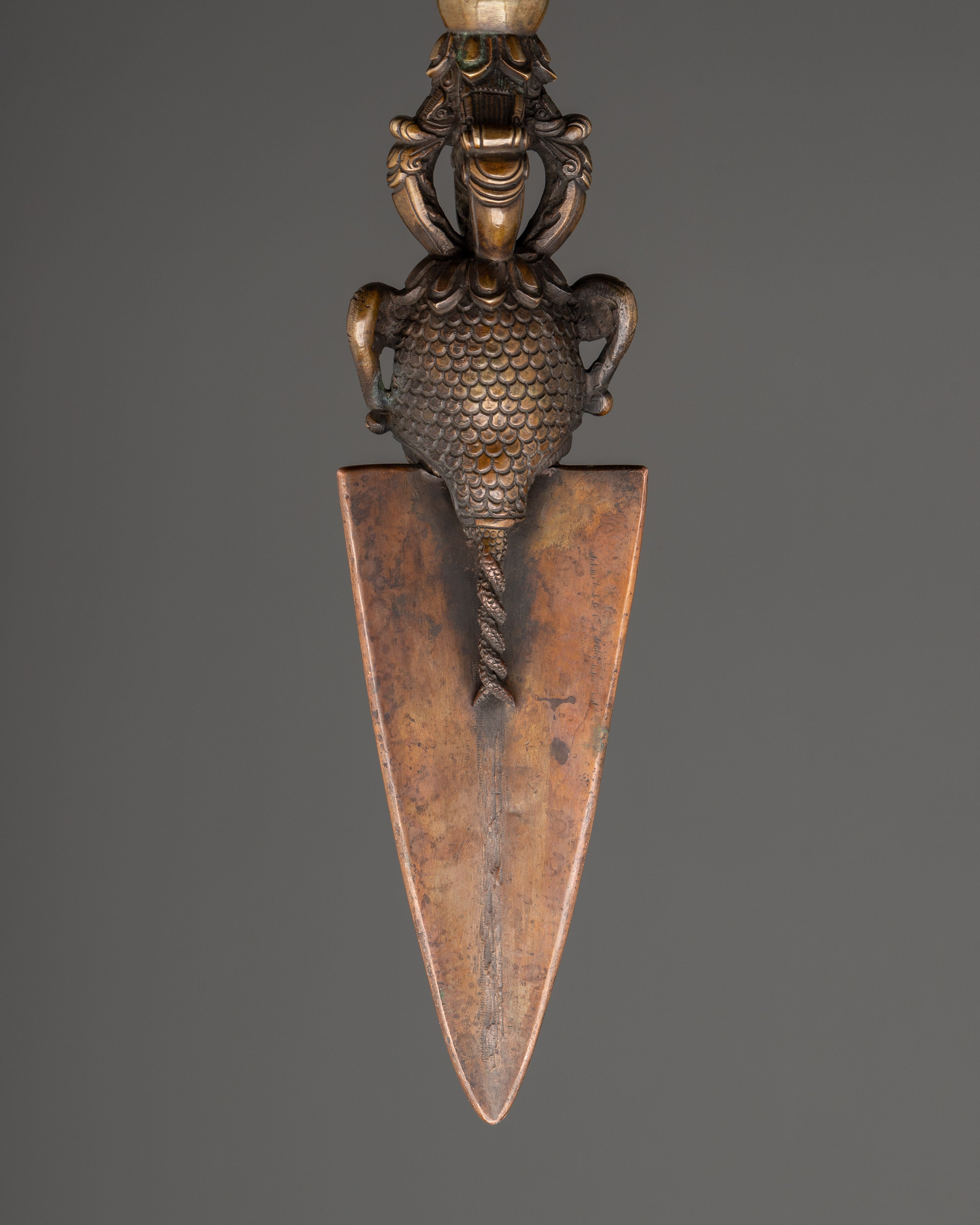 Copper Shaman Dagger | Authentic Tibetan Ritual Phurba