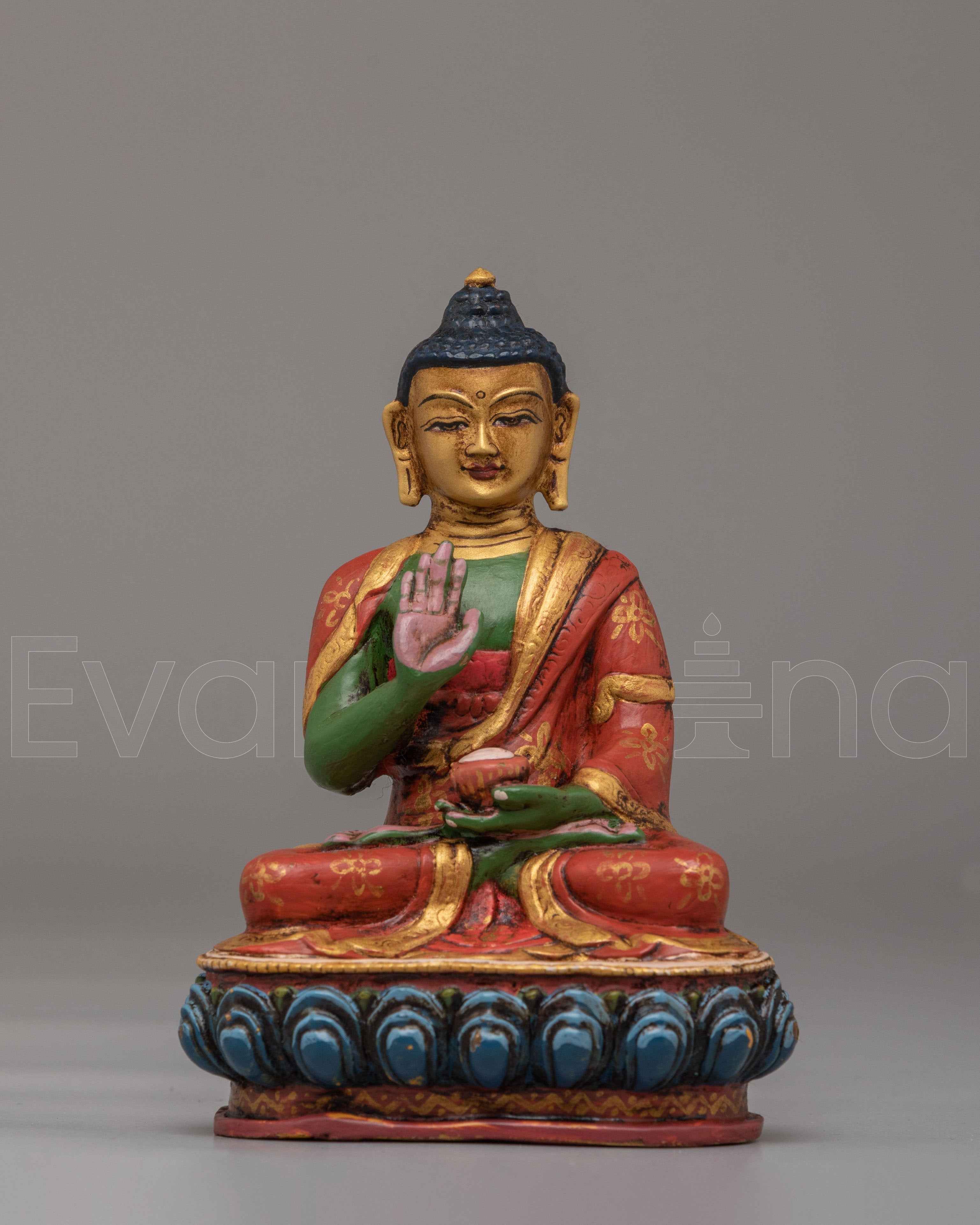 Traditional Amogasiddhi Buddha Statue