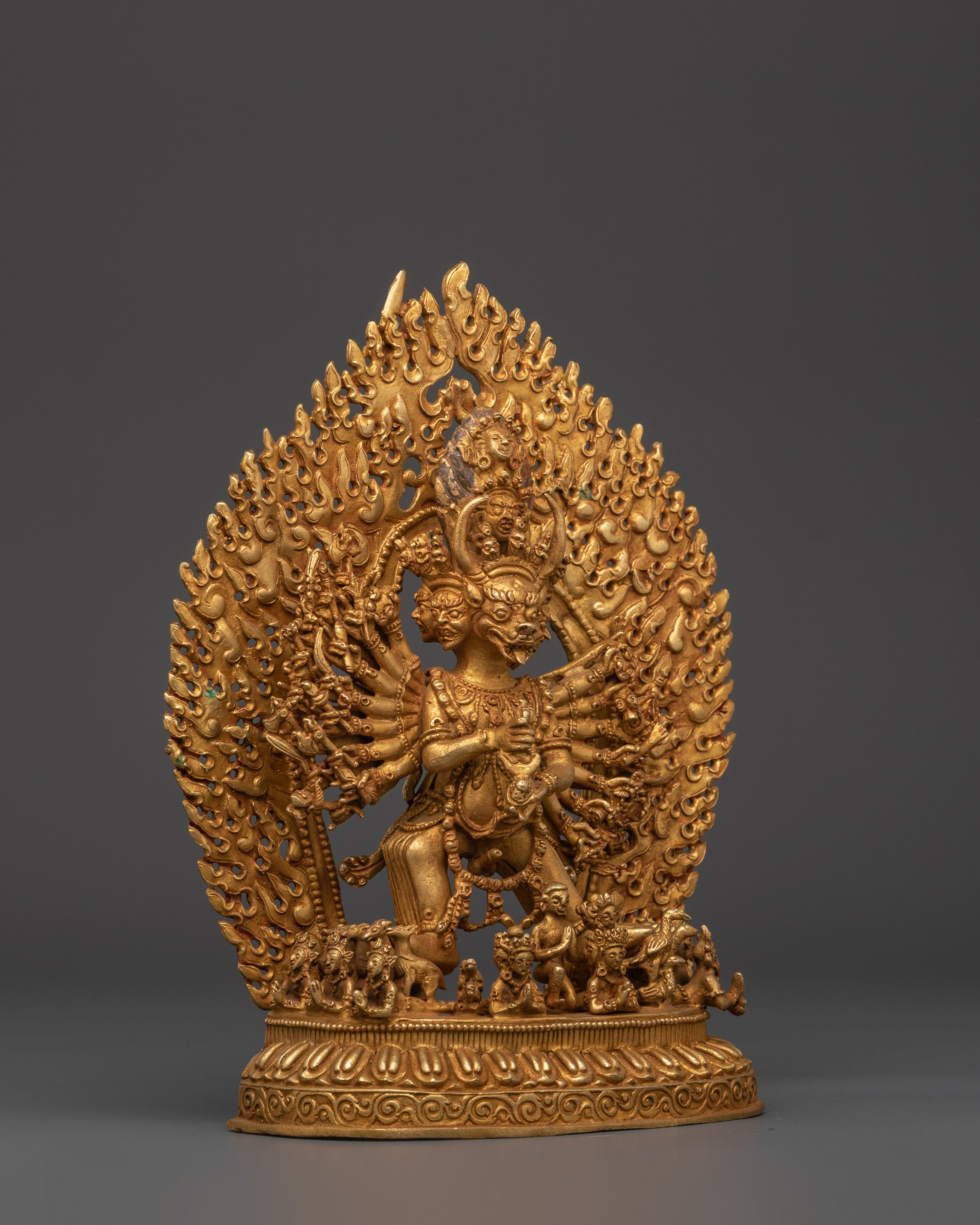 Yamantaka Destroyer of Death | Spiritual Tibetan Art