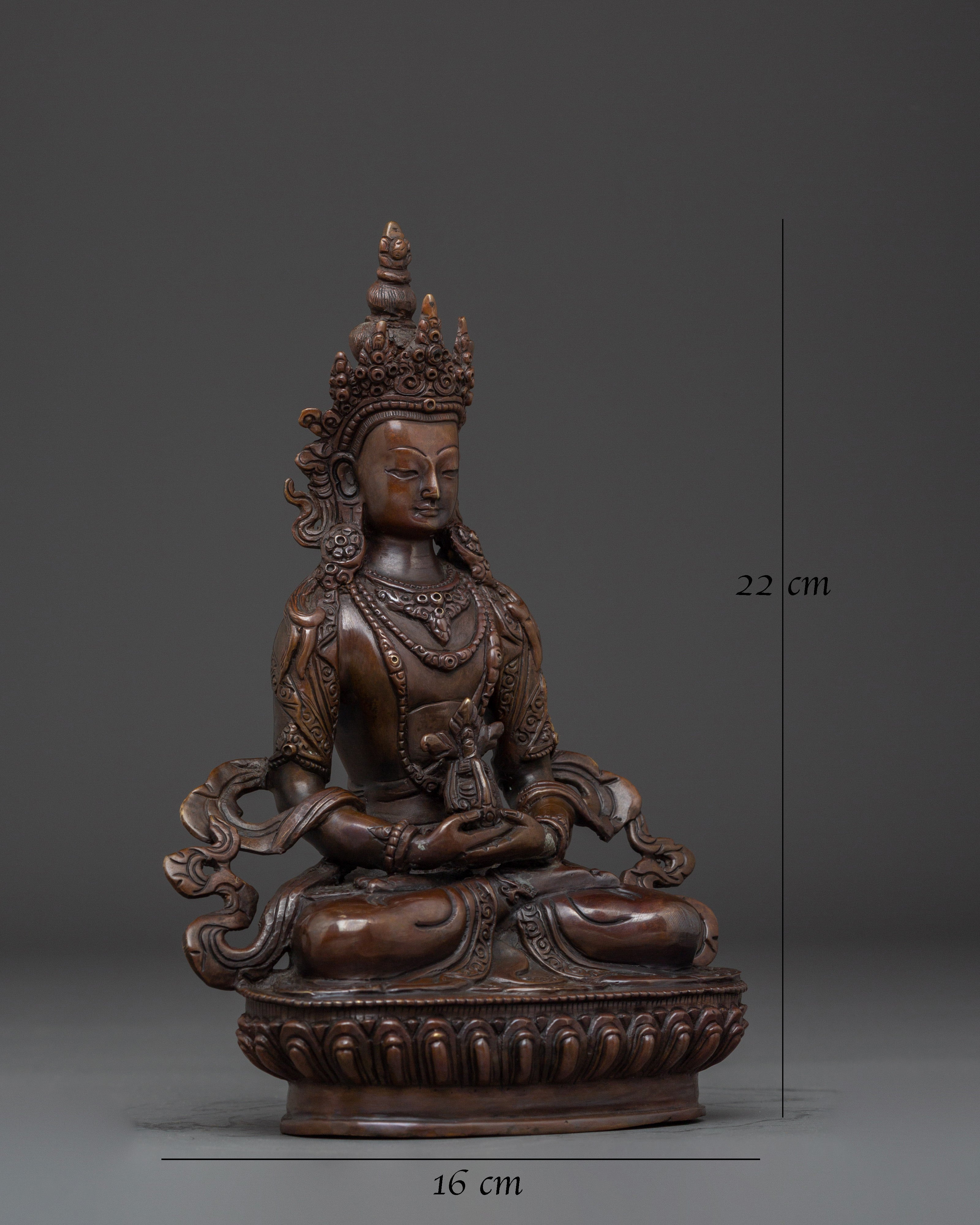 8.7 Inch Amitayus Statue