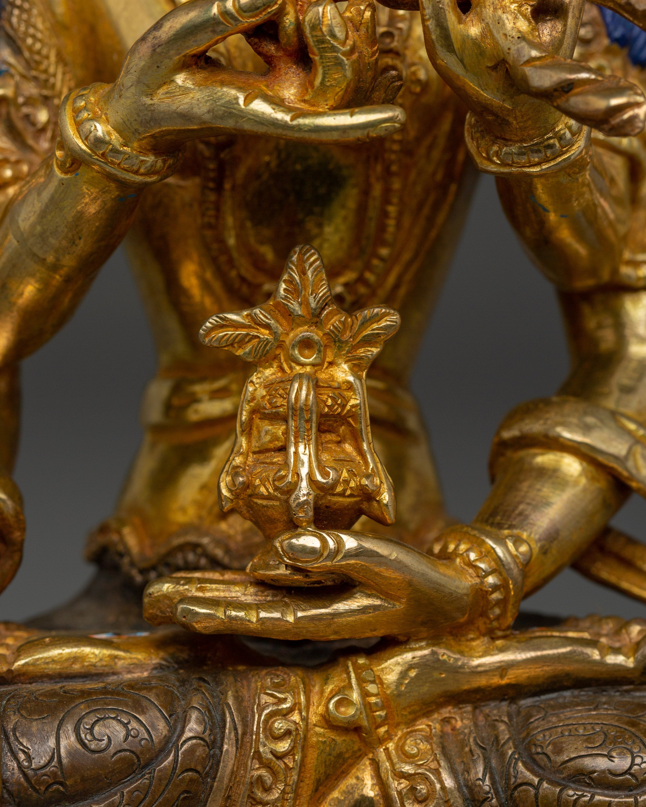 Tibetan Buddhist Deity Namgyalma Copper Statue | Spiritual Protector Sculpture