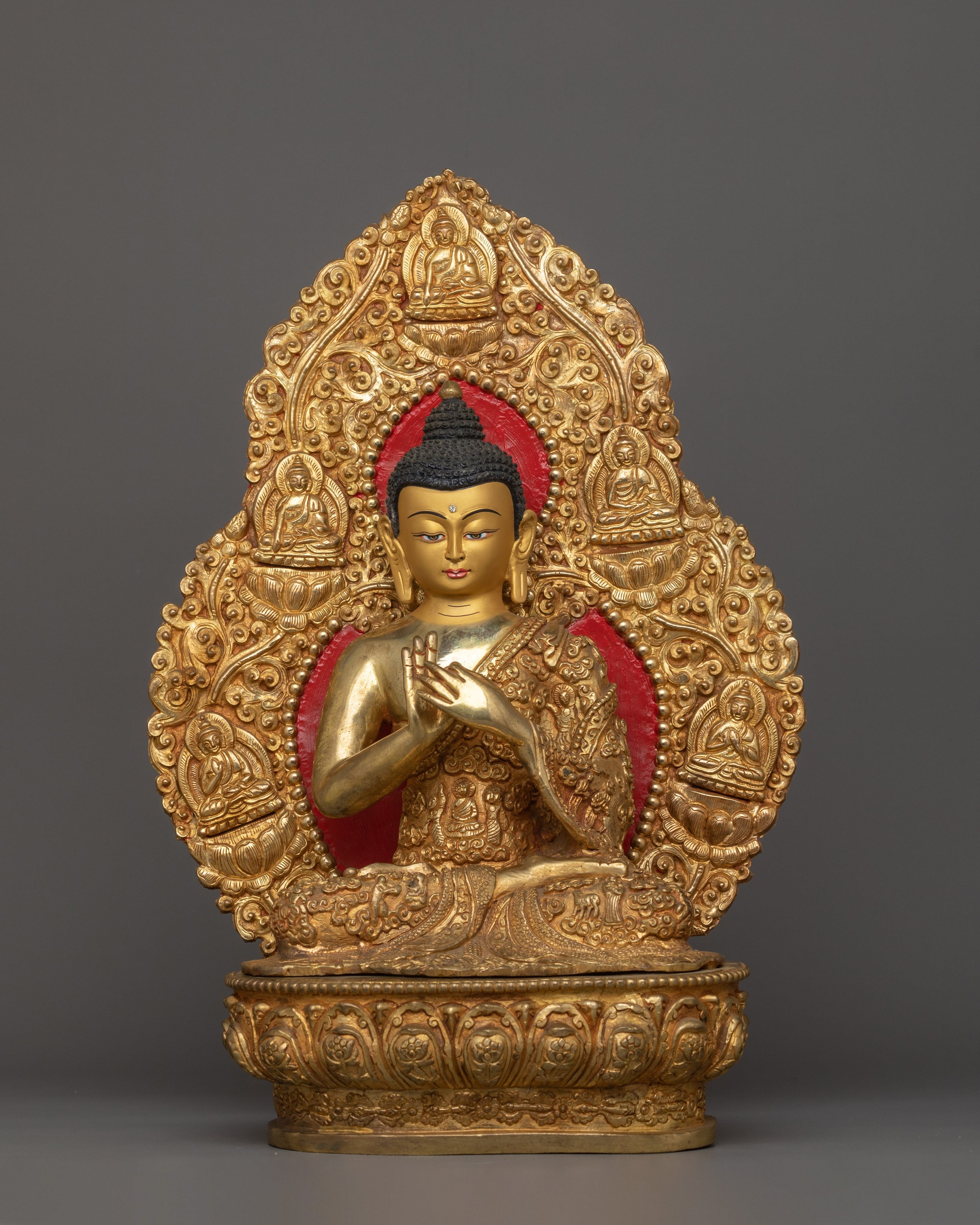 Golden Vairocana Statue