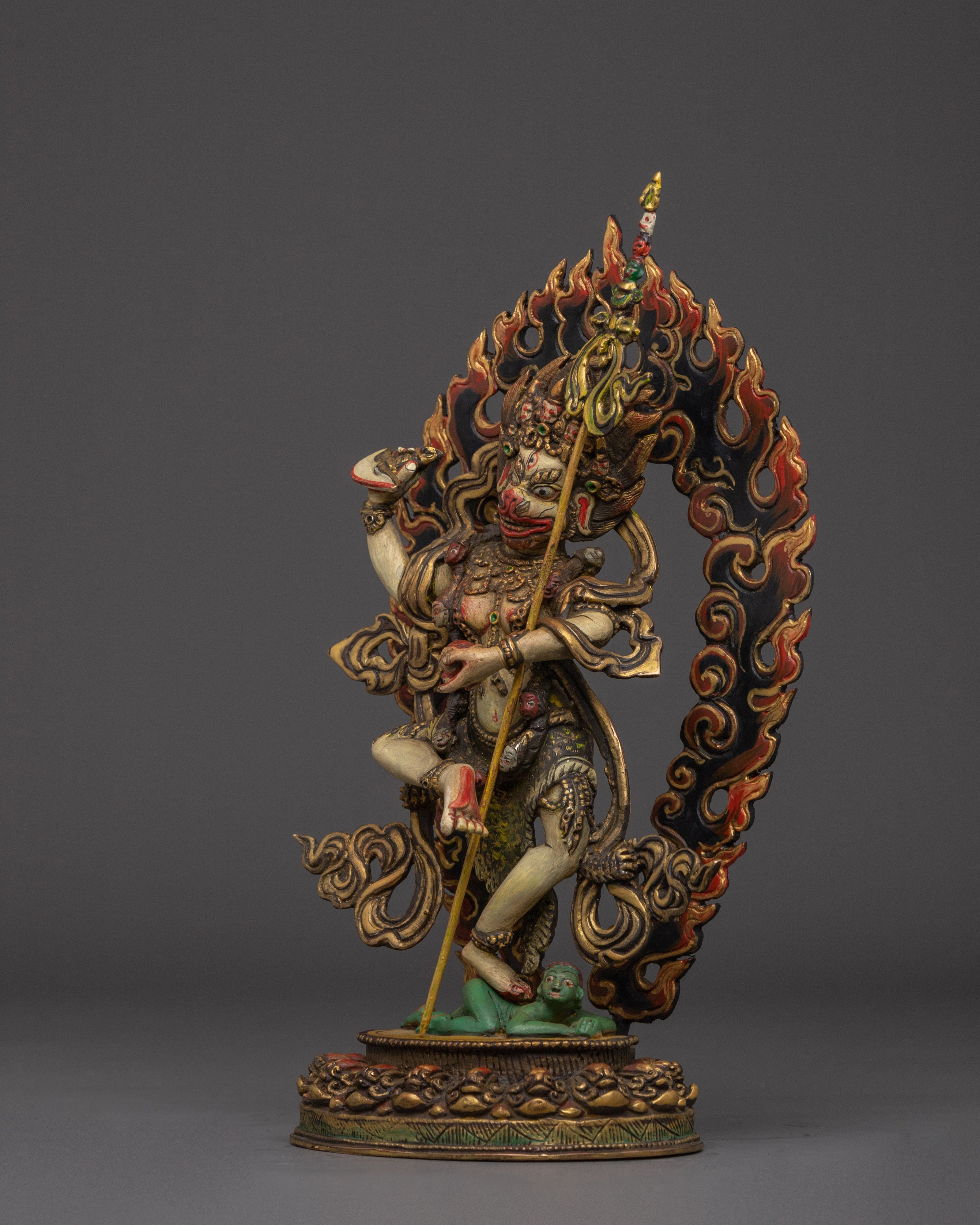 Lion-Headed Dakini, Simha Mukha Statue | Tantric Deity