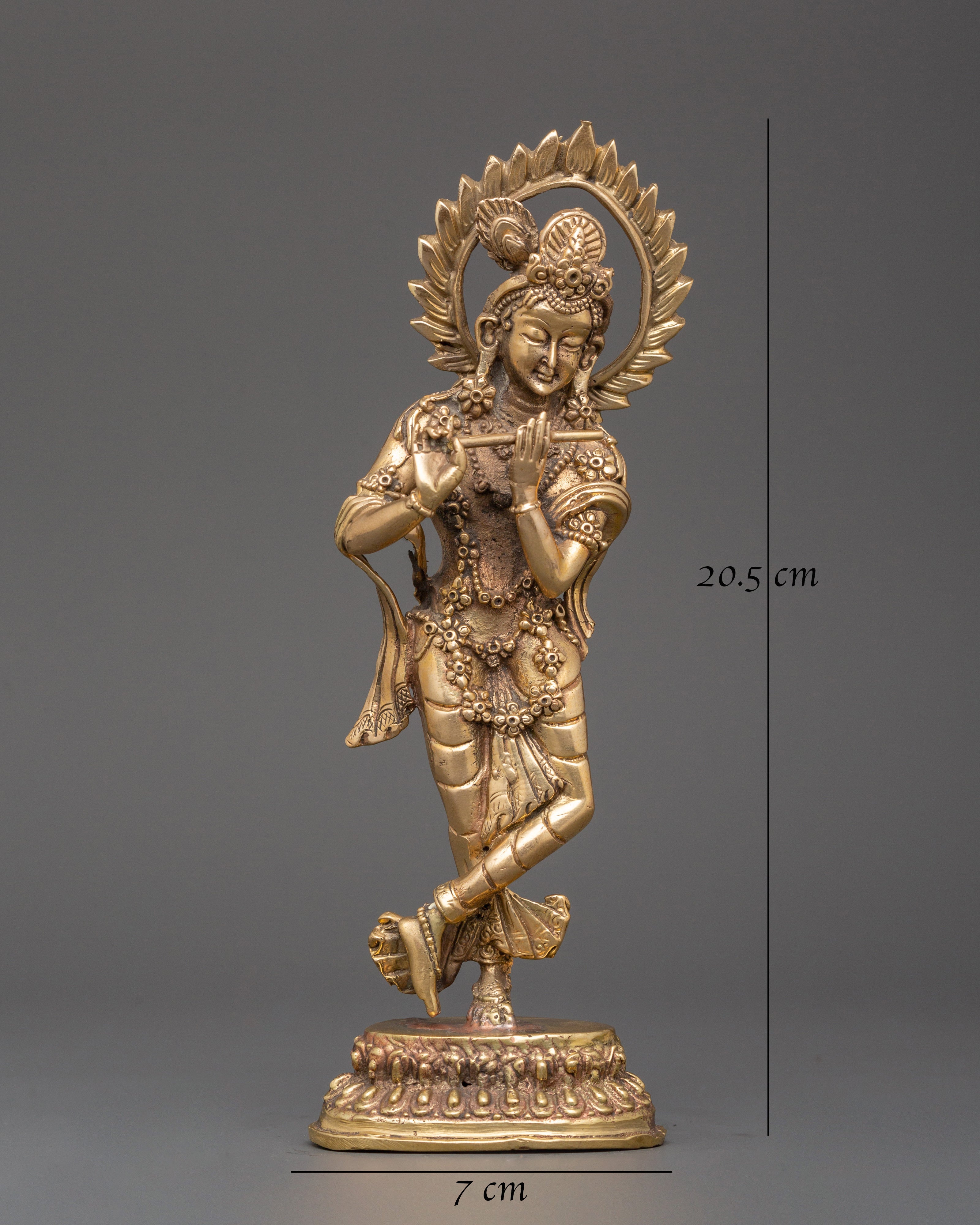 Krishna Traditional Statue | Divine Hindu God of Compassion and Music