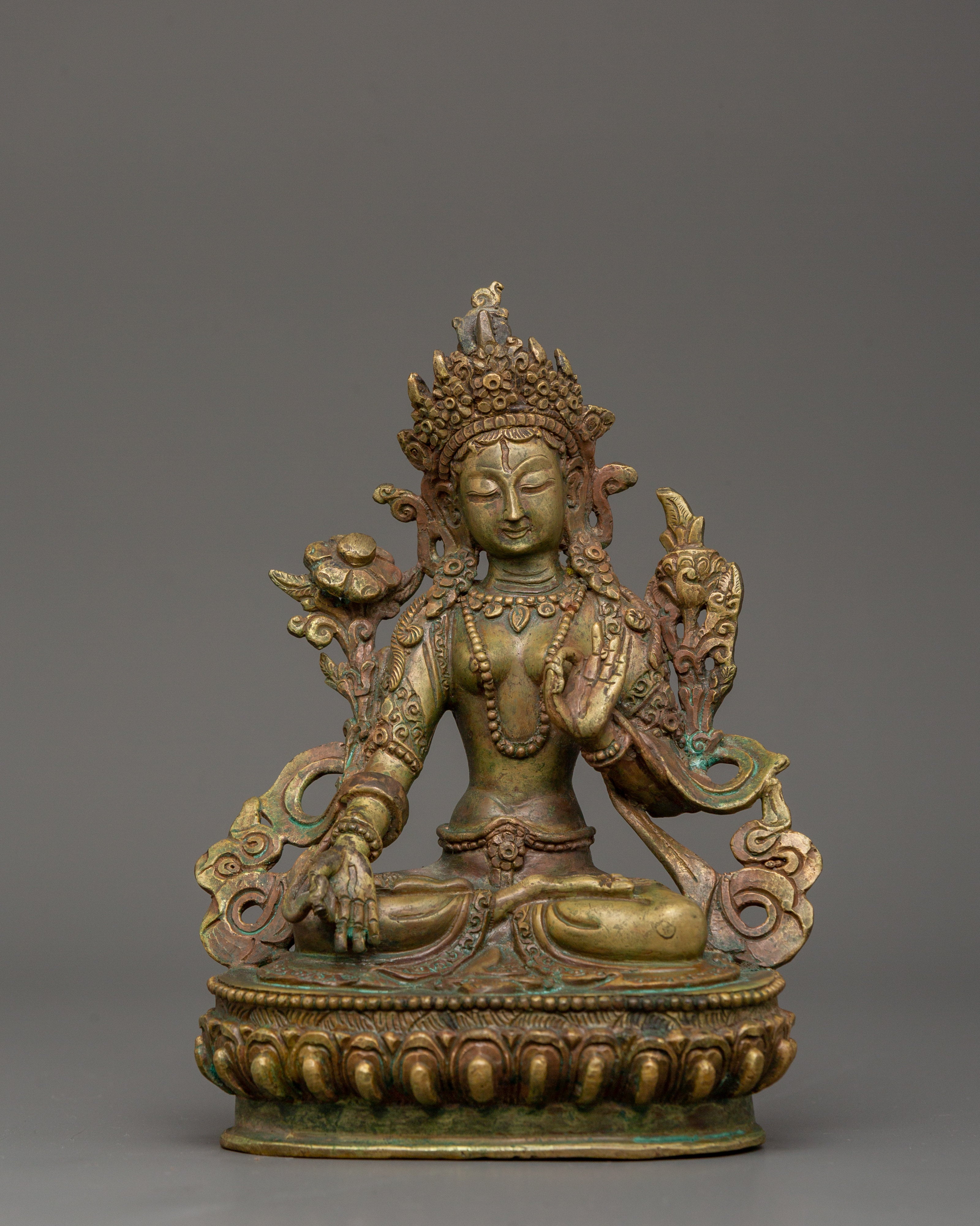 white-tara-antique-statue