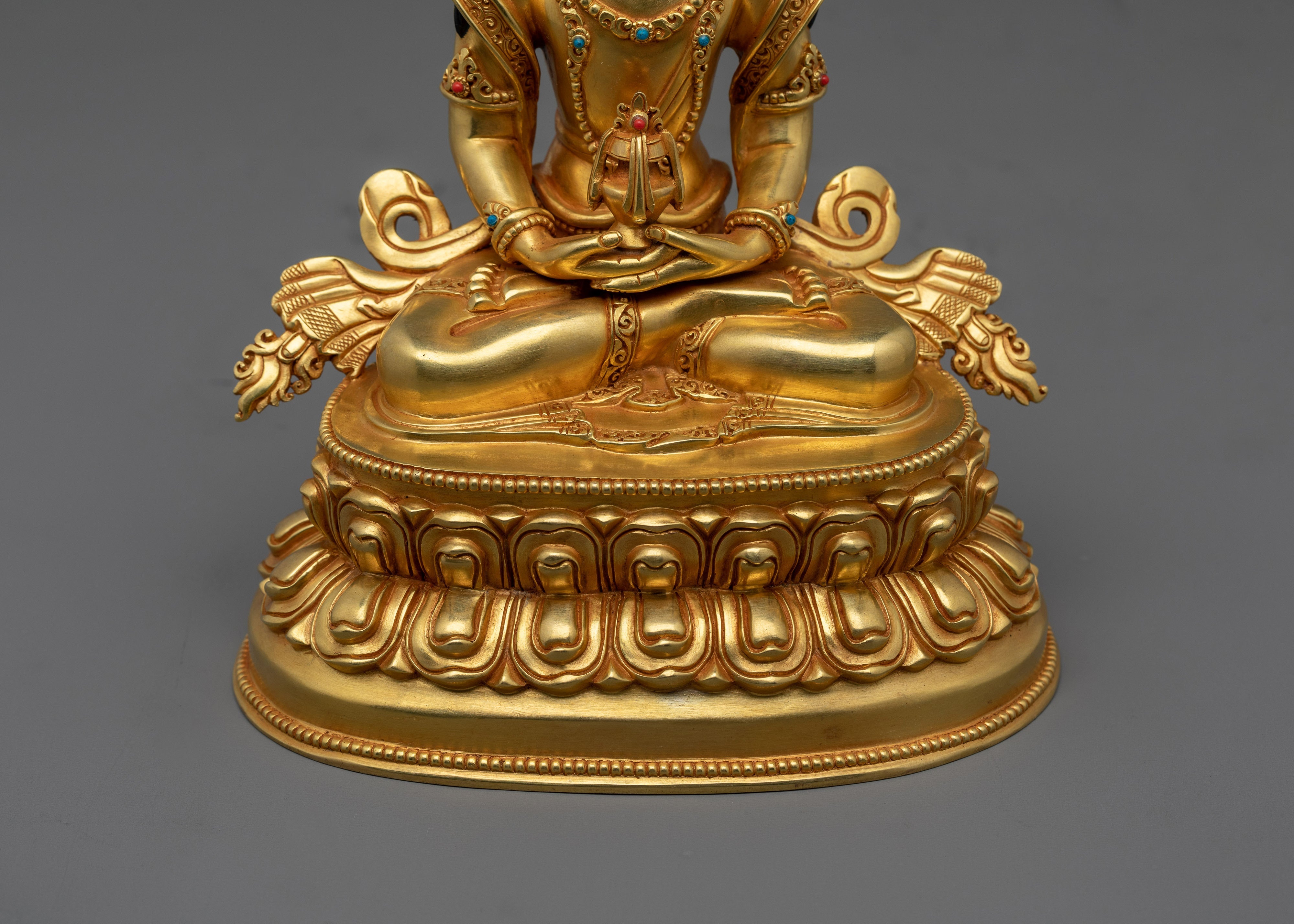 Long Life Buddhist Deity Amitayus Buddha Statue | Symbol of Health and Prosperity