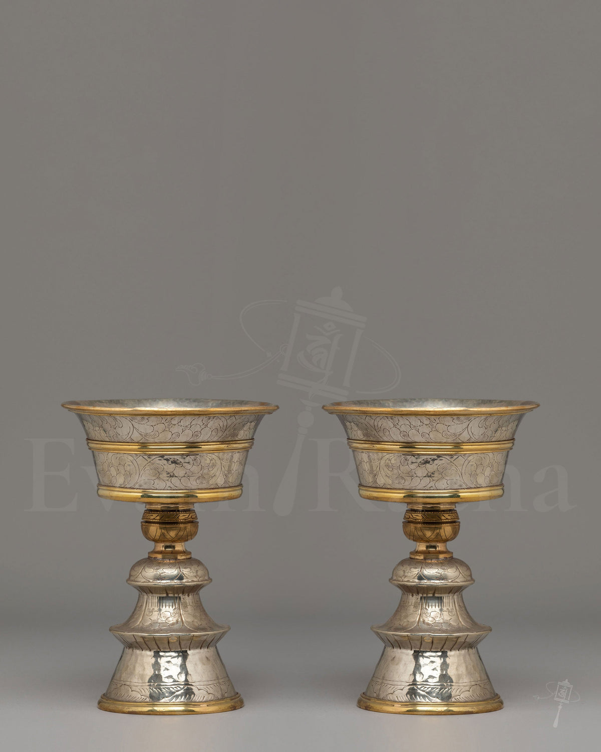 Vajrayana Altar Butter Lamp Set