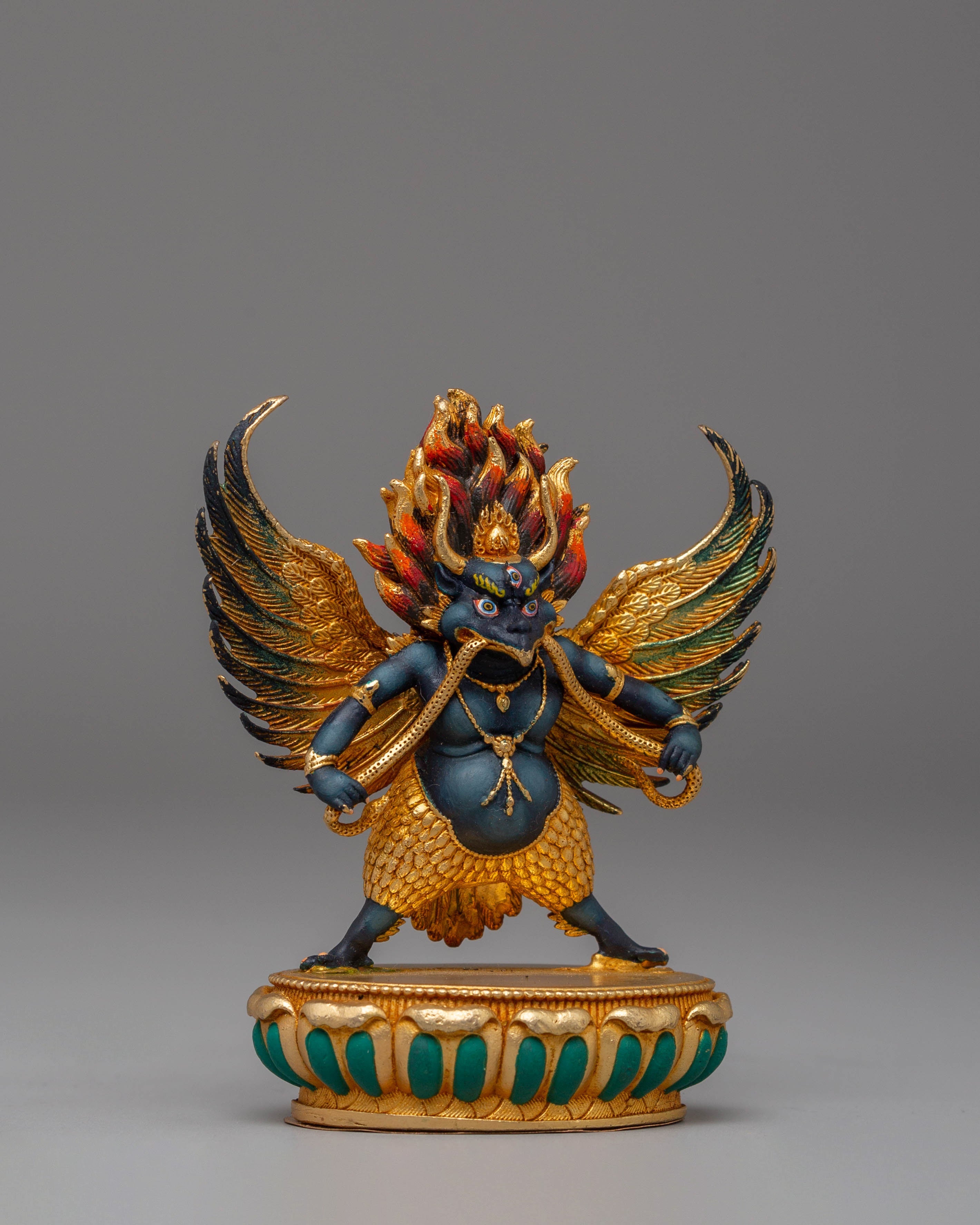 Handcrafted Buddhist Garuda Sculpture | Divine Protector Against Negativity
