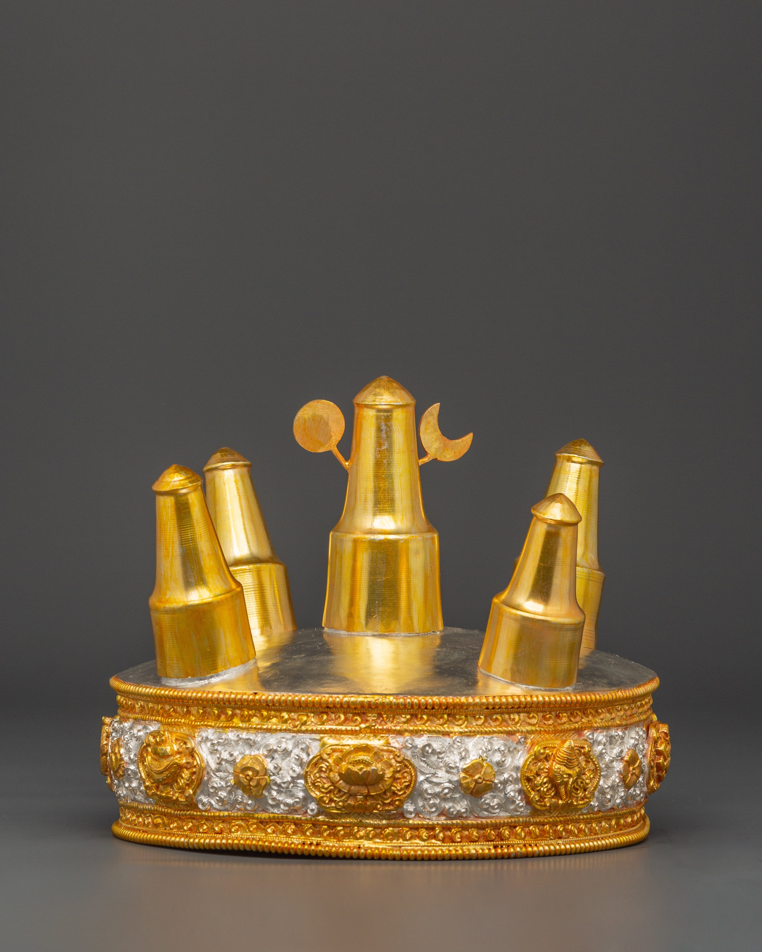 Buddhist Gold plated Torma Mandala