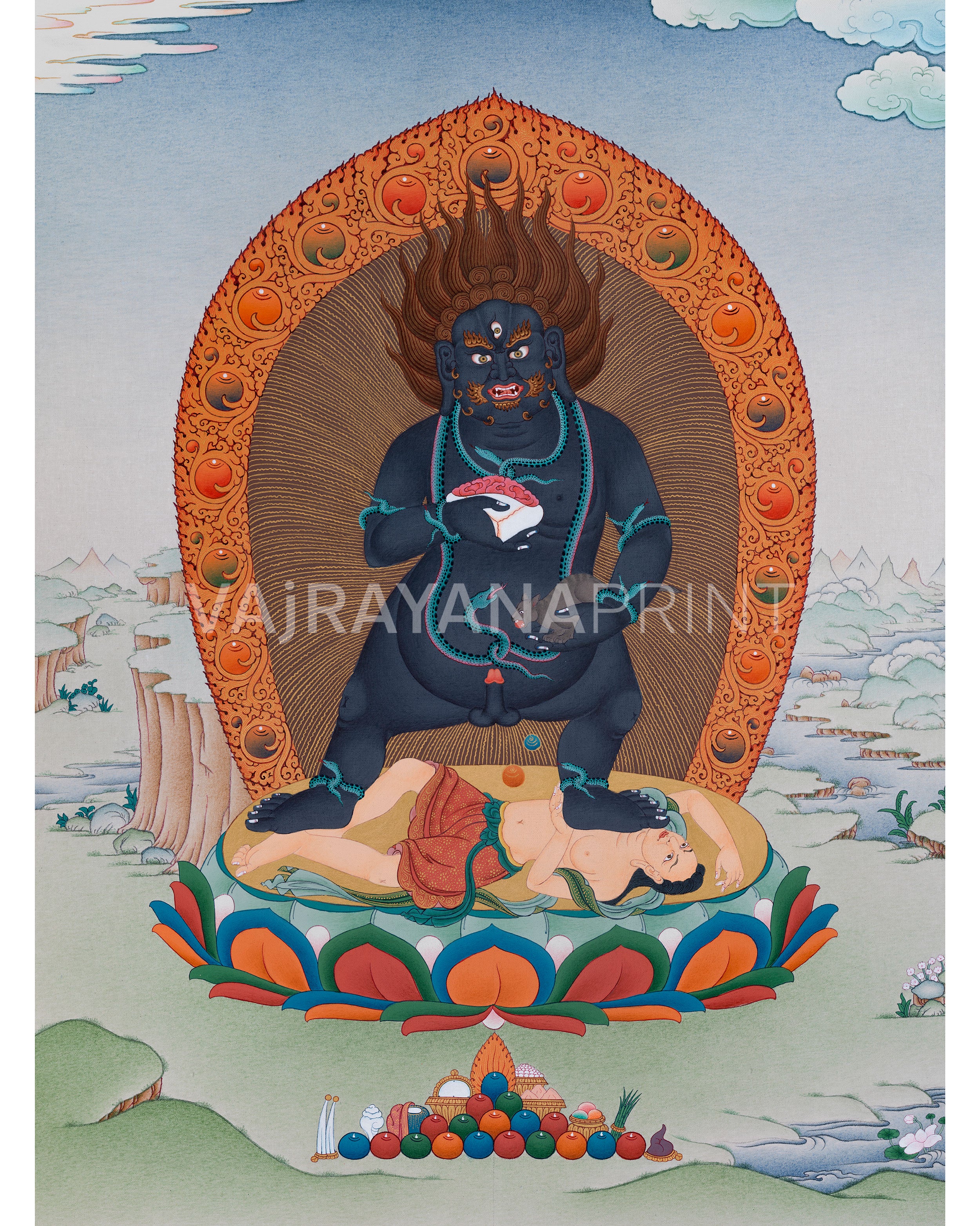 black-dzambhala-print