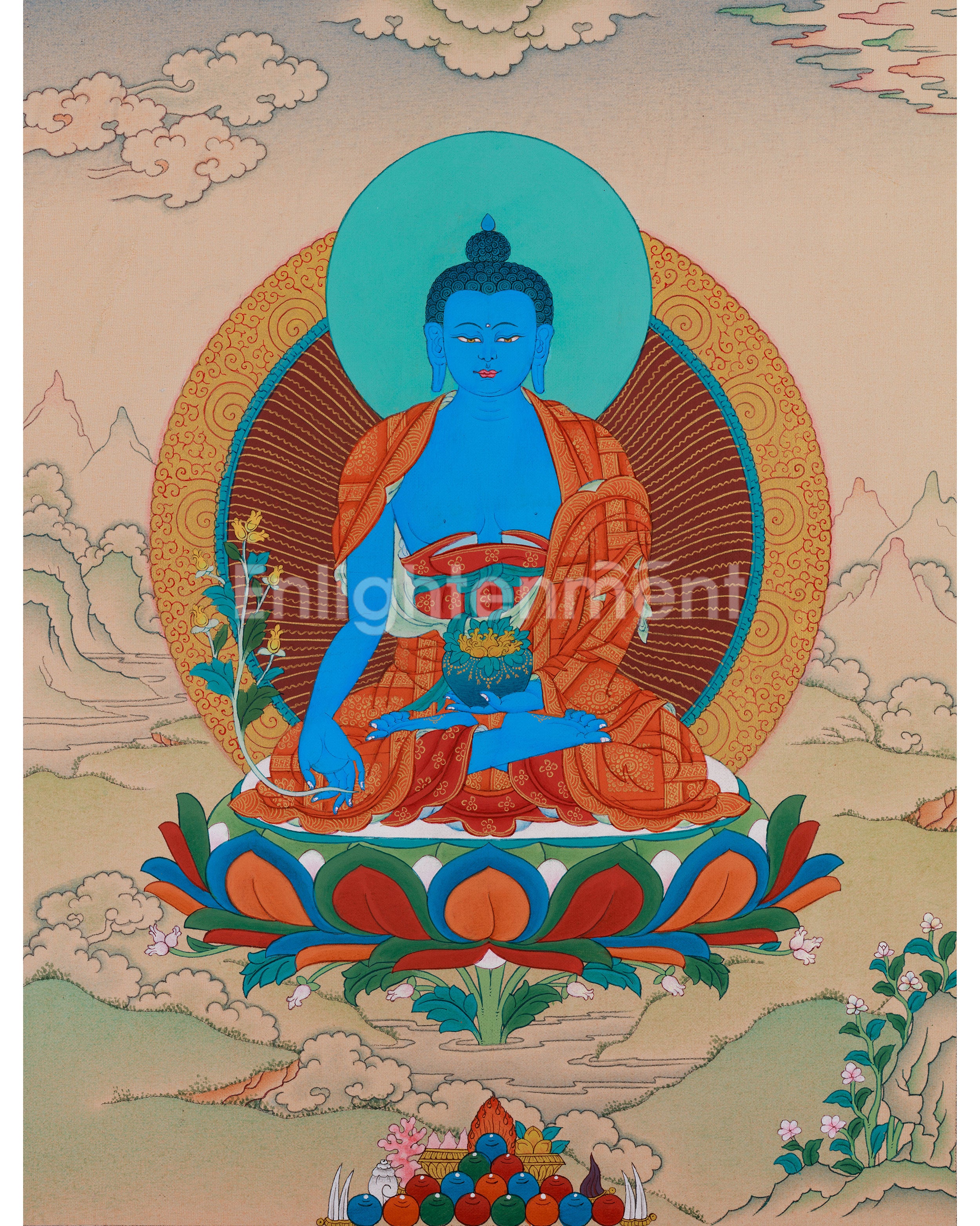 blue-bhaisajyaguru