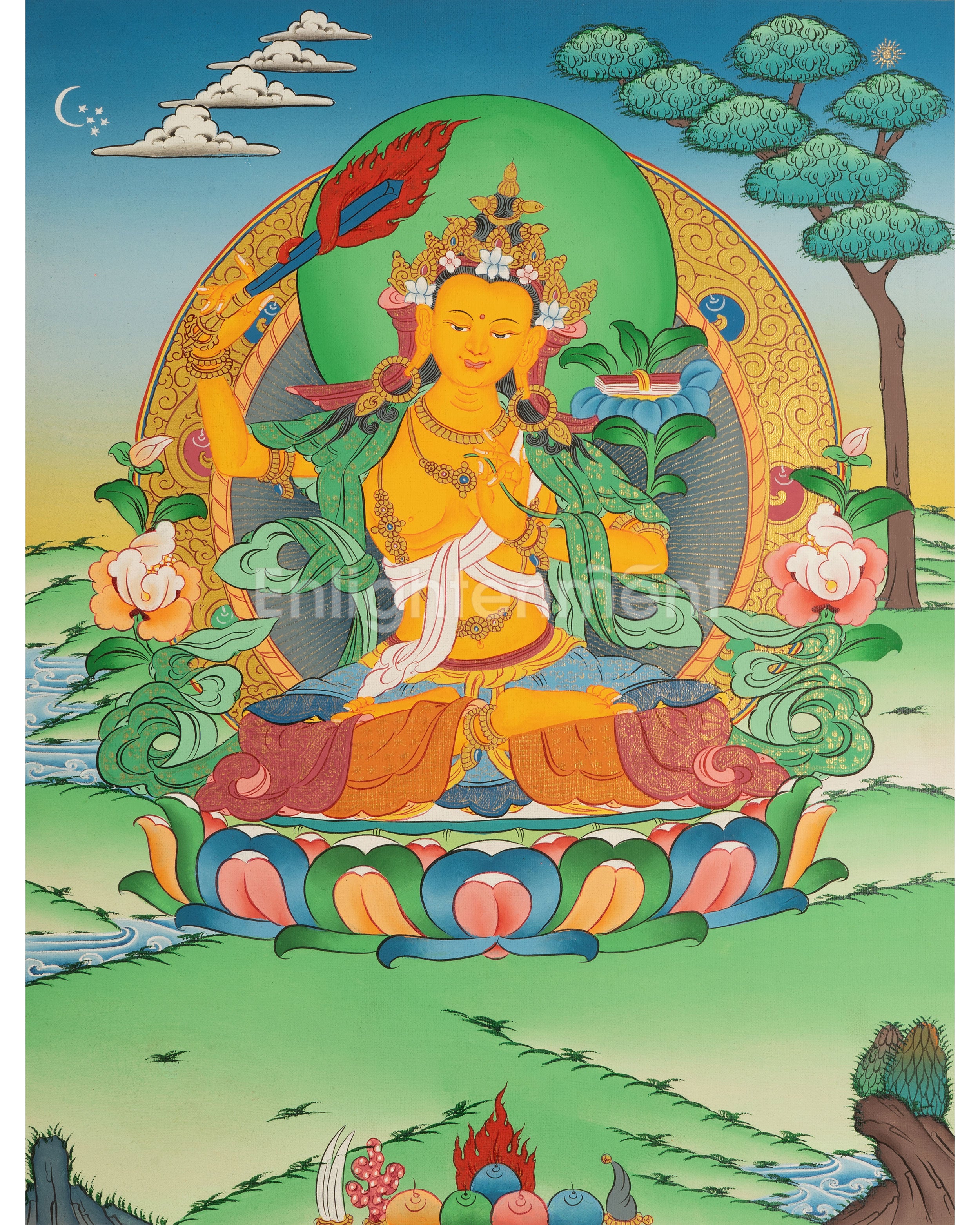 buddhist-manjushree-thangka