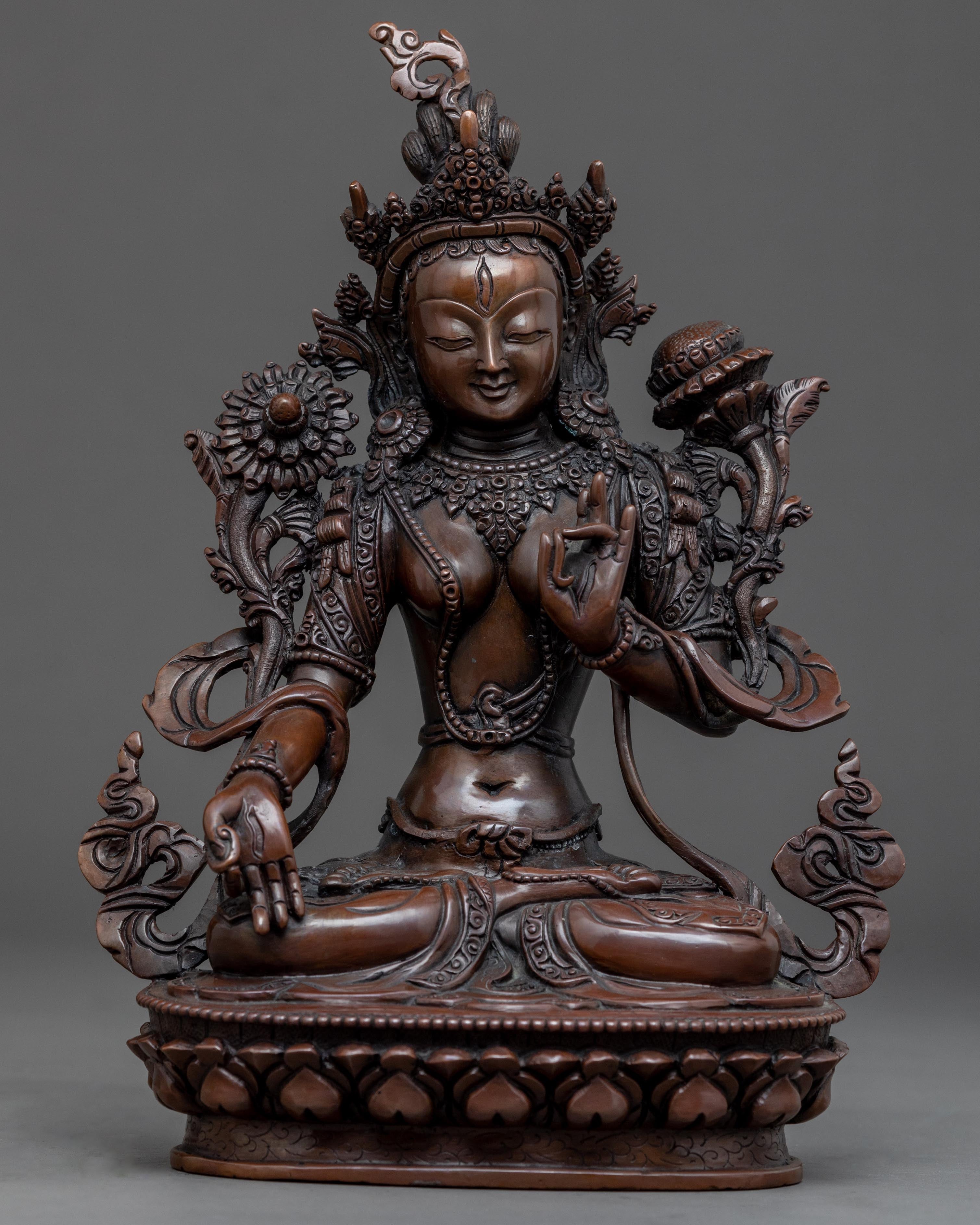 White Tara Indoor Sculpture