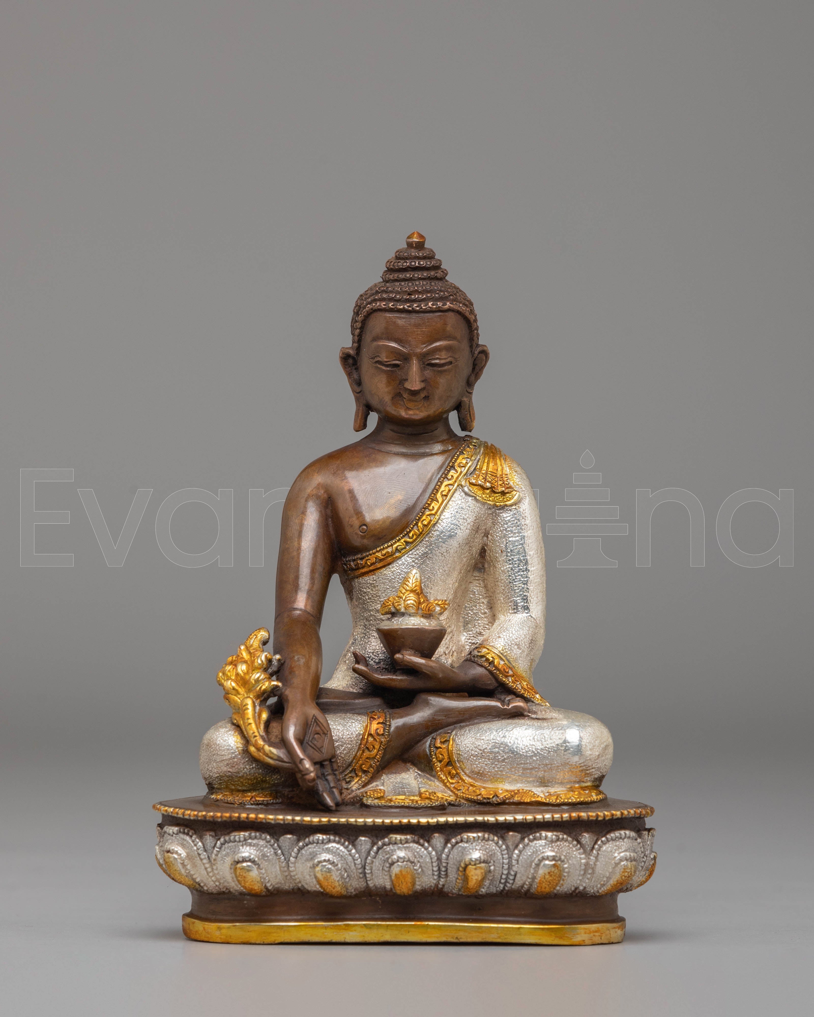 Handmade Medicine Buddha Statue With Healing Power | Tibetan Buddhist Healing Deity