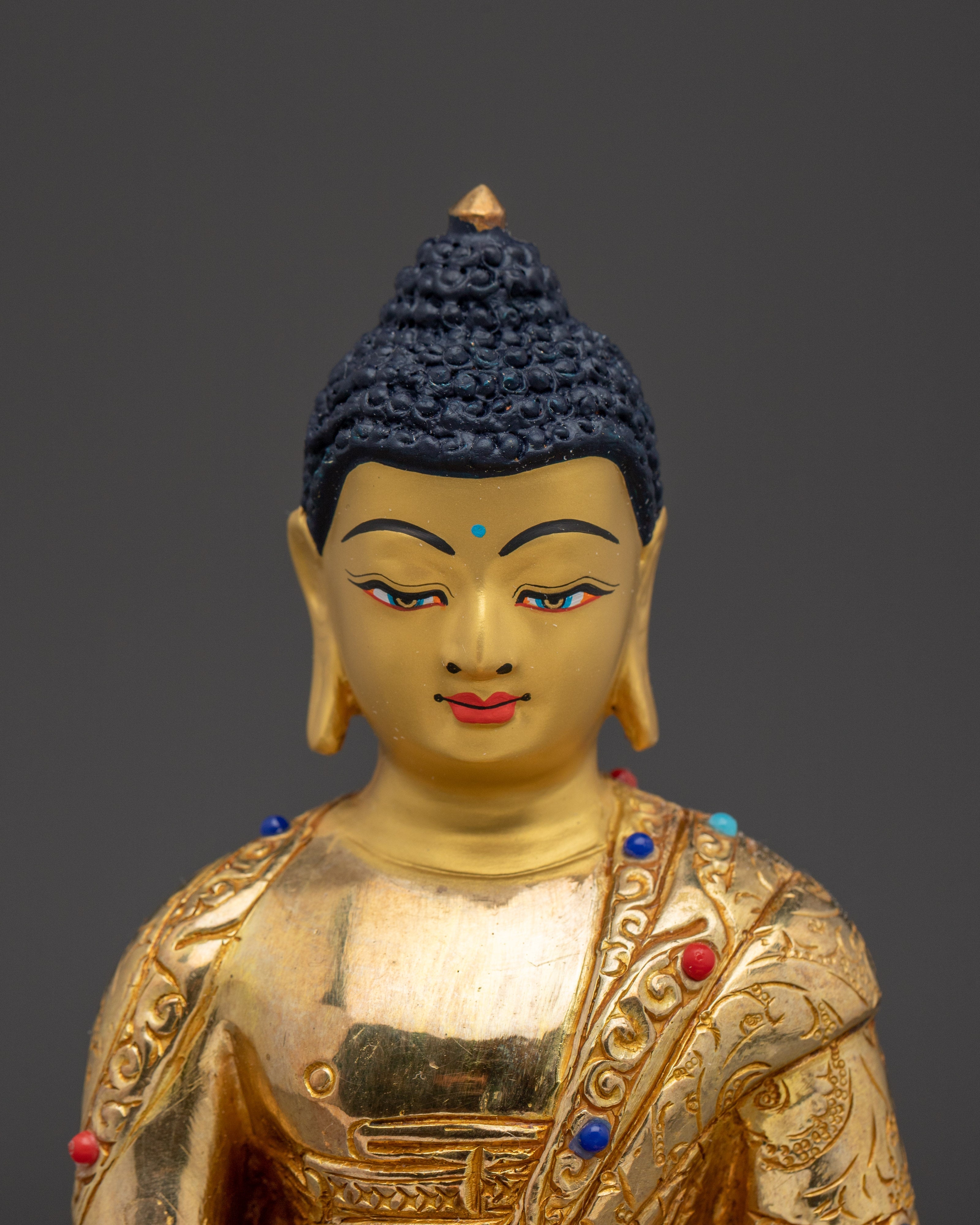 Exquisite Medicine Buddha Sculpture | Buddhist Healing Deity
