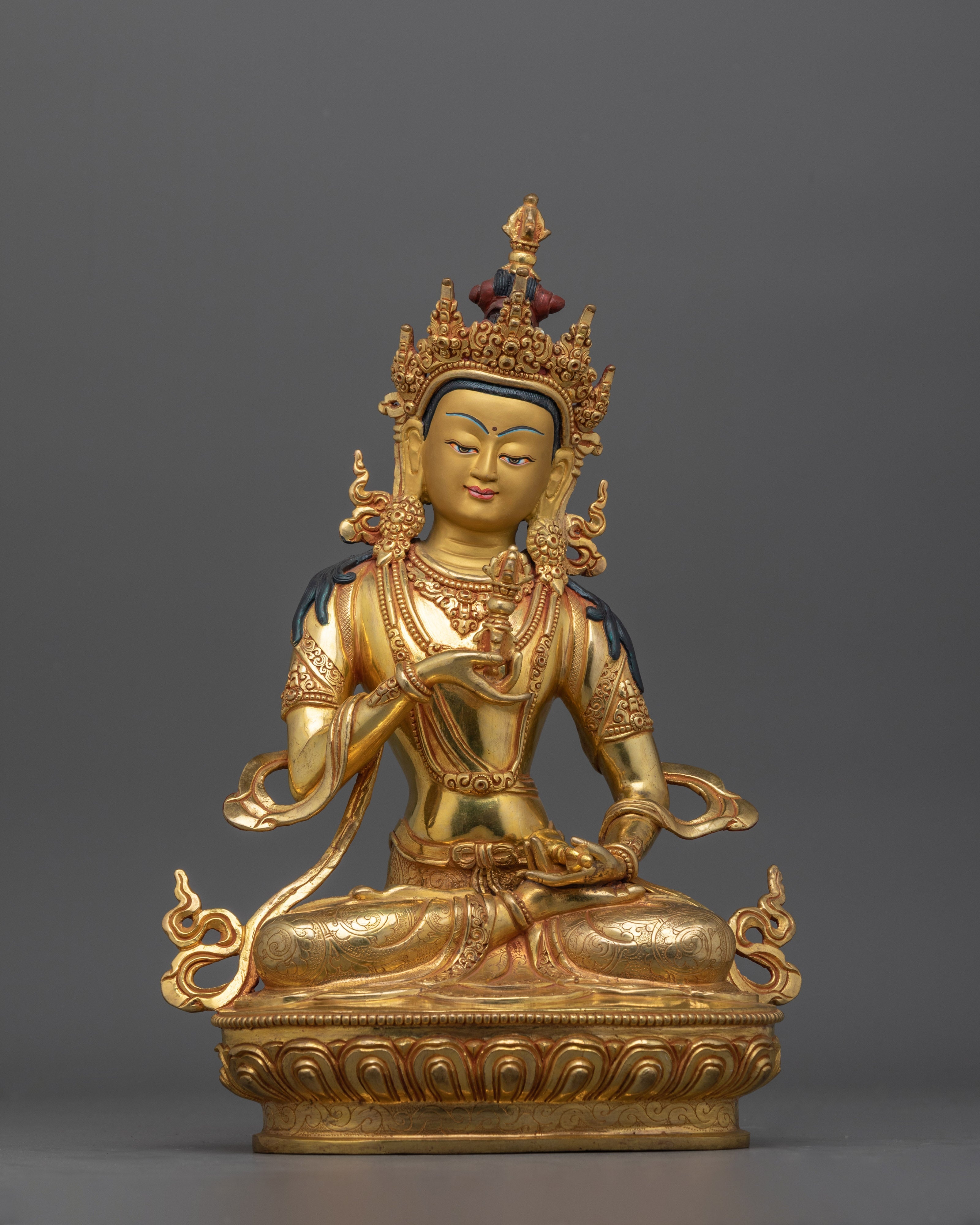 Handcrafted Vajrasattva Copper Statue