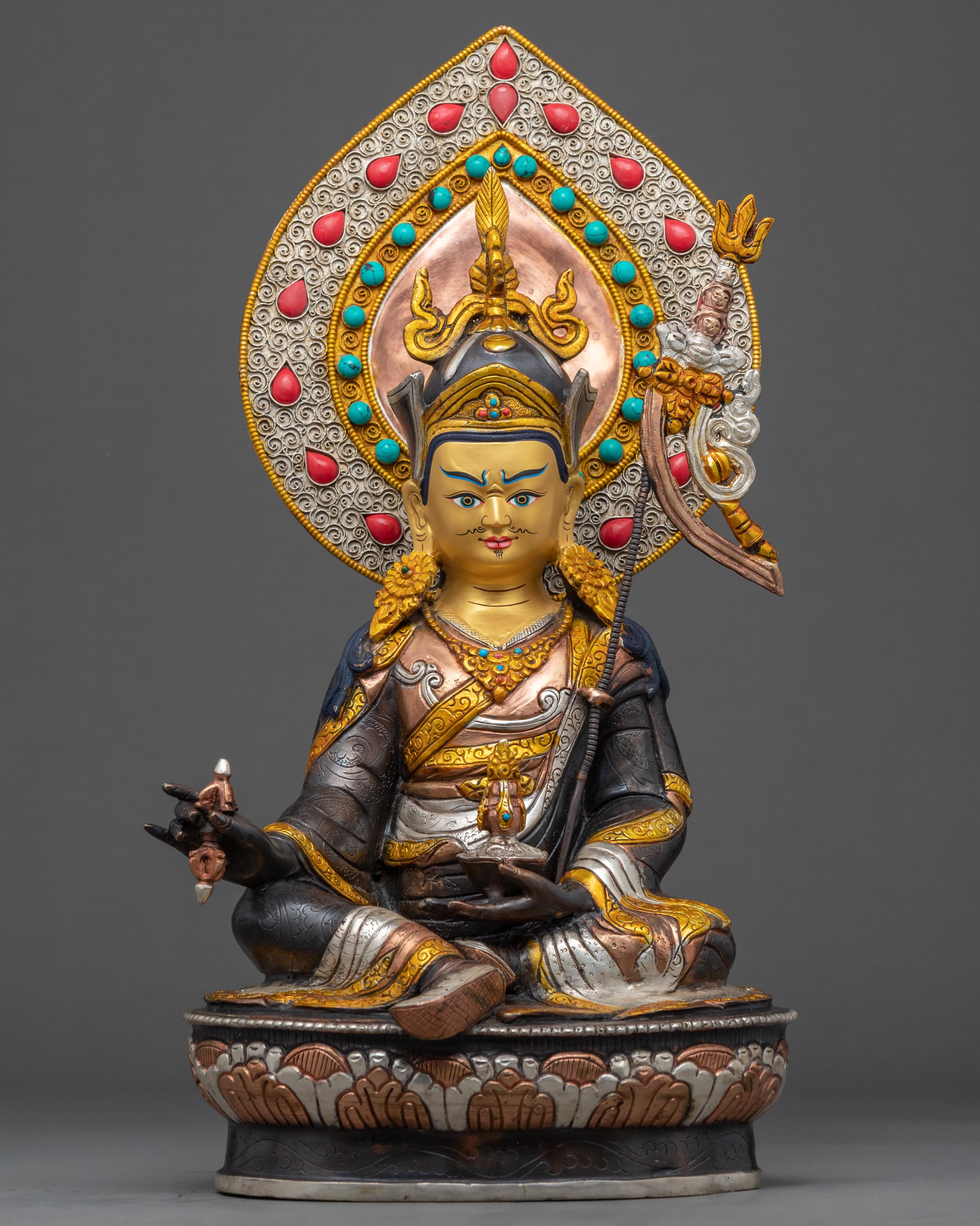 Semi Wrathful Guru Rinpoche Statue