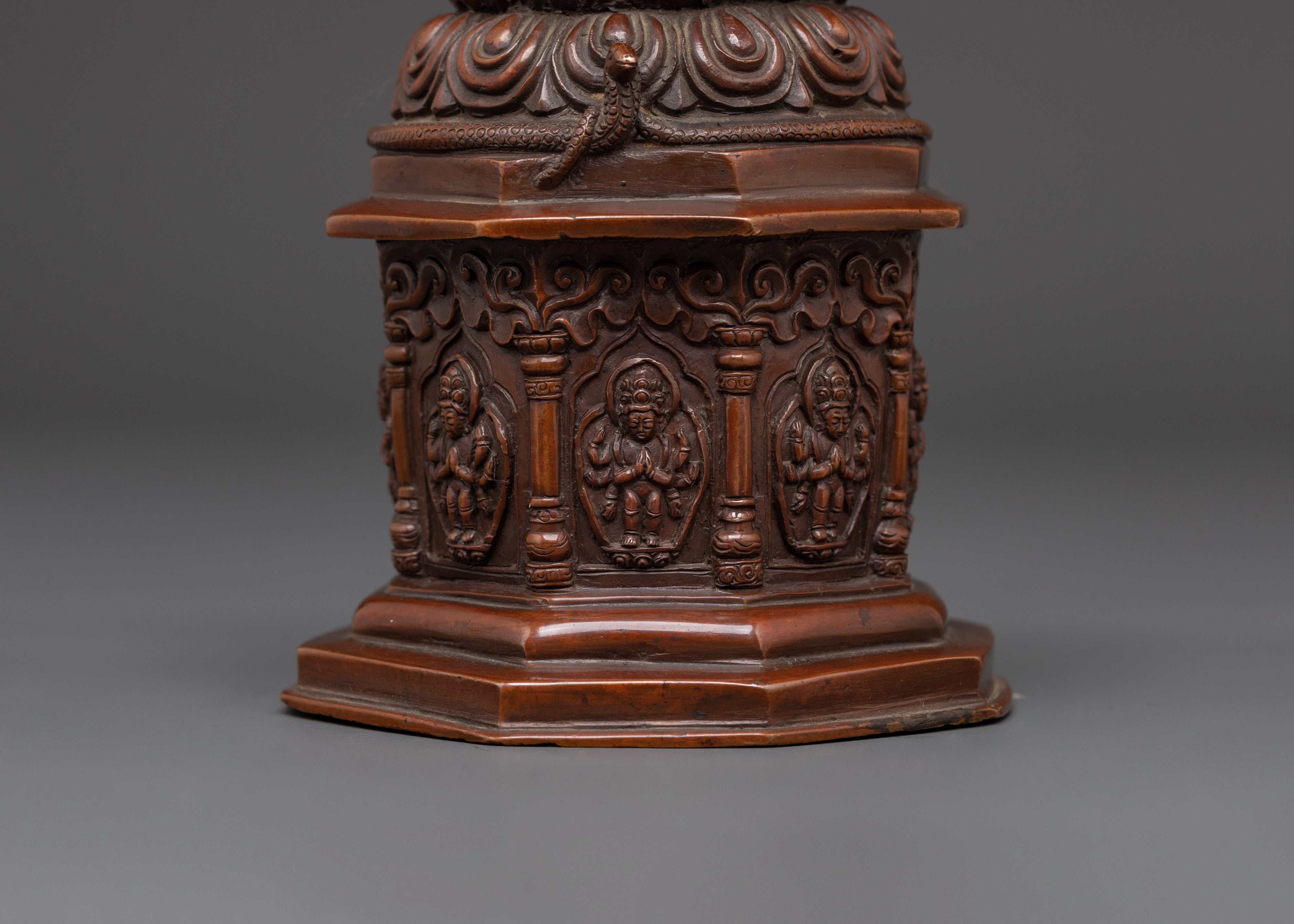 Buddhist Dharma Dhatu Sculpture | Sacred Symbol of Mindful Enlightenment