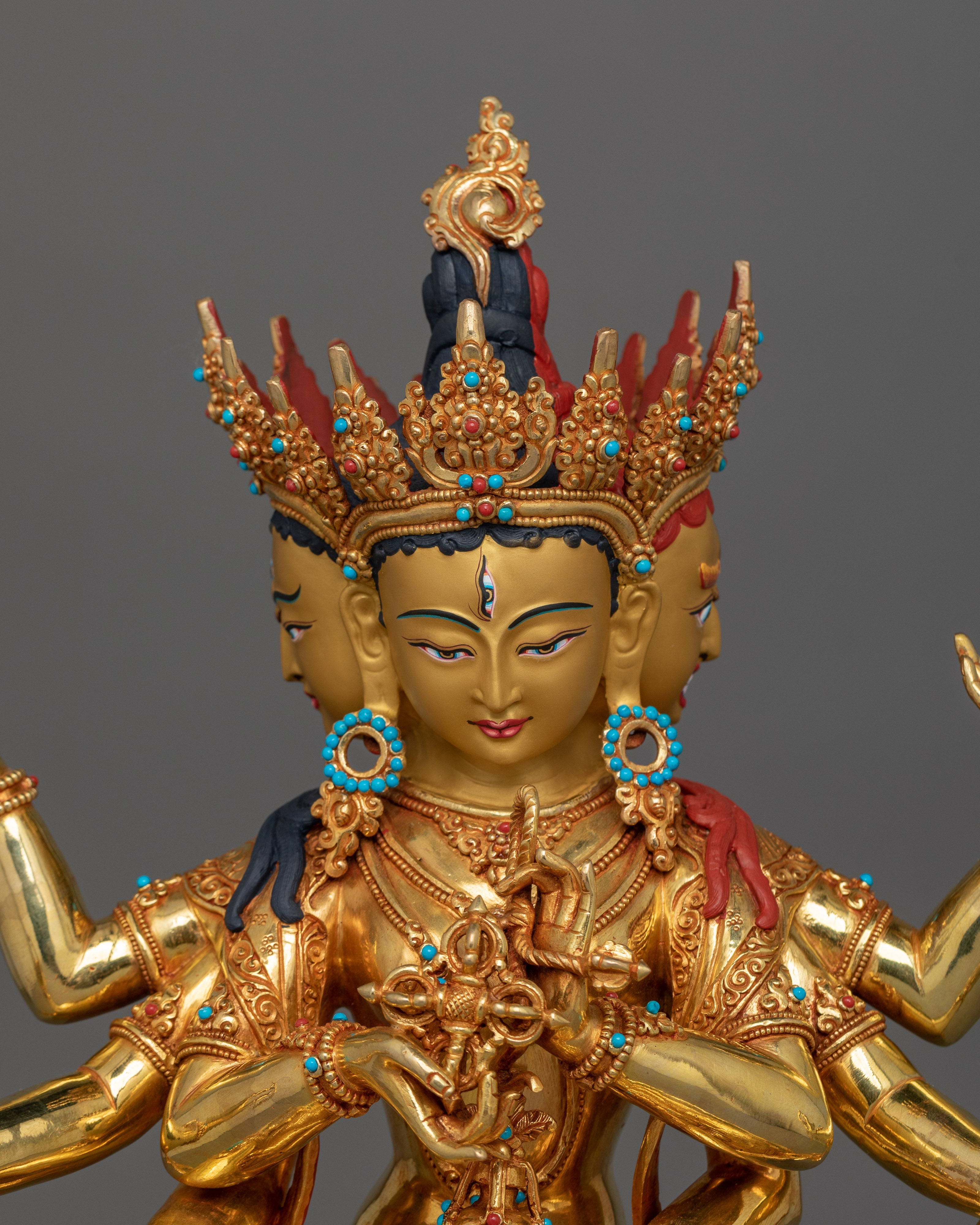 Golden Statue of Namgyalma | Also known as Ushnishavijaya