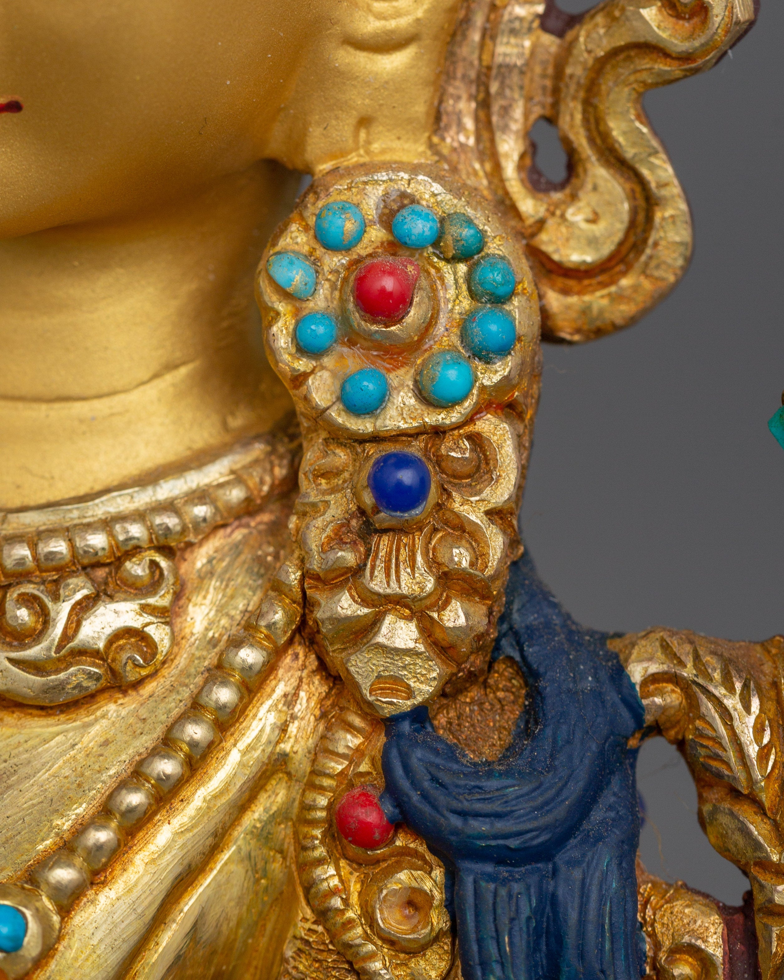 Handcrafted Green Tara Figurine | Bodhisattva of Protection