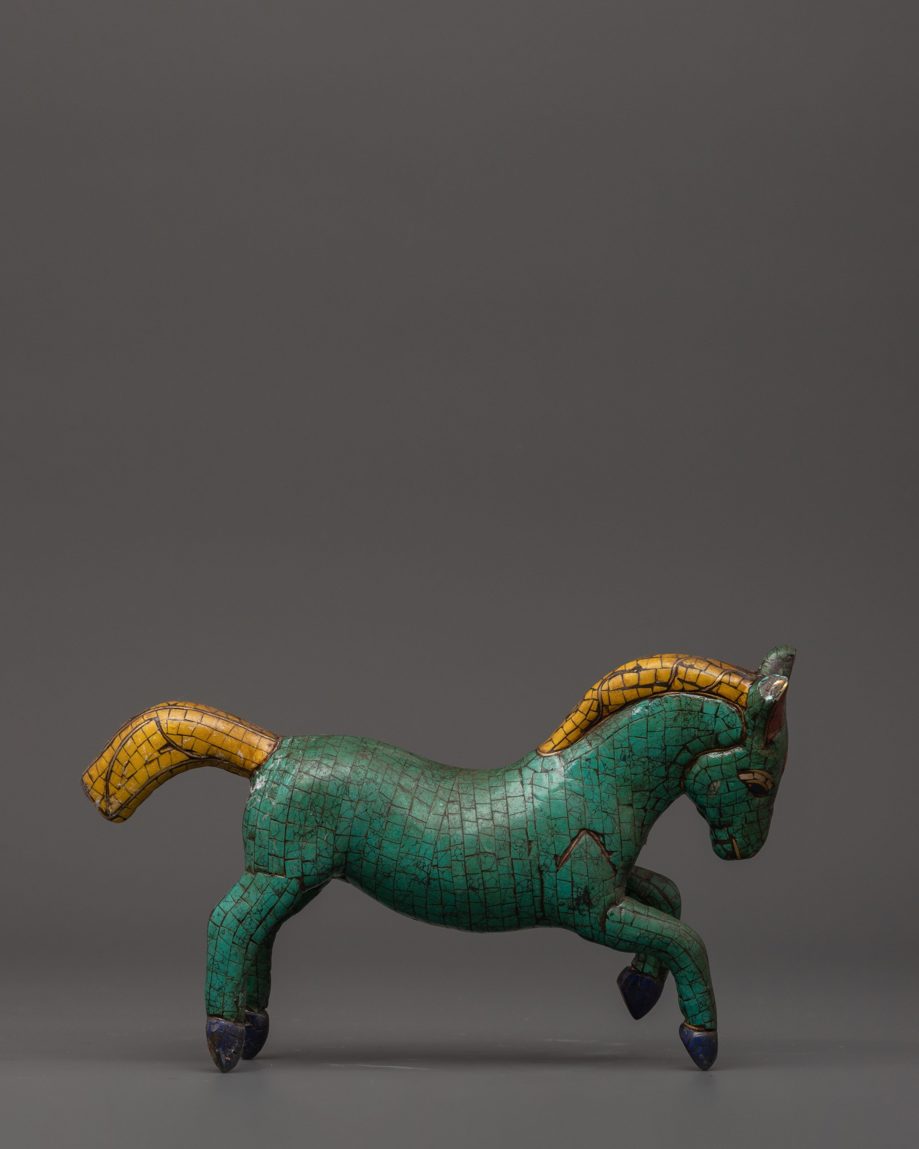 turquoise-horse-statue