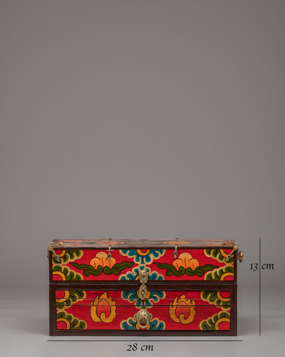 Tibetan Altar Box with Statue | Perfect for Meditation & Spiritual Decor